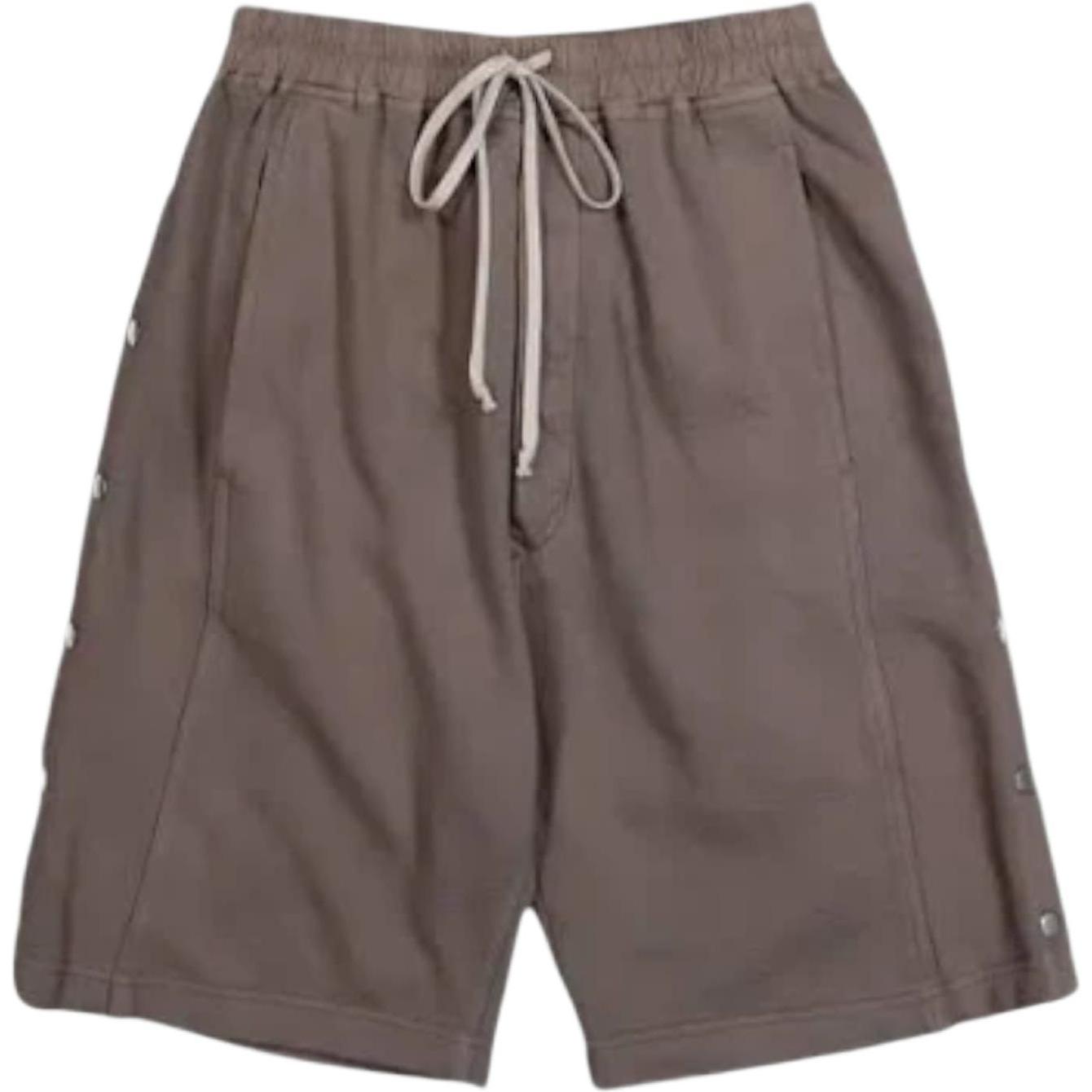 Rick Owens DRKSHDW Wide Pusher Shorts Brown