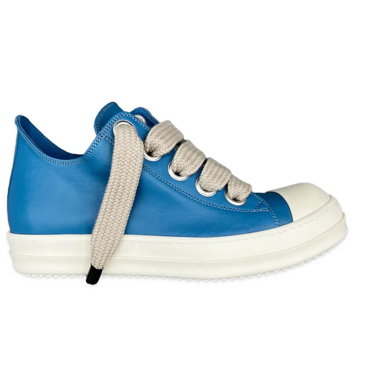 Rick Owens Jumbolace Low Sneaks Nublu/Milk/Milk