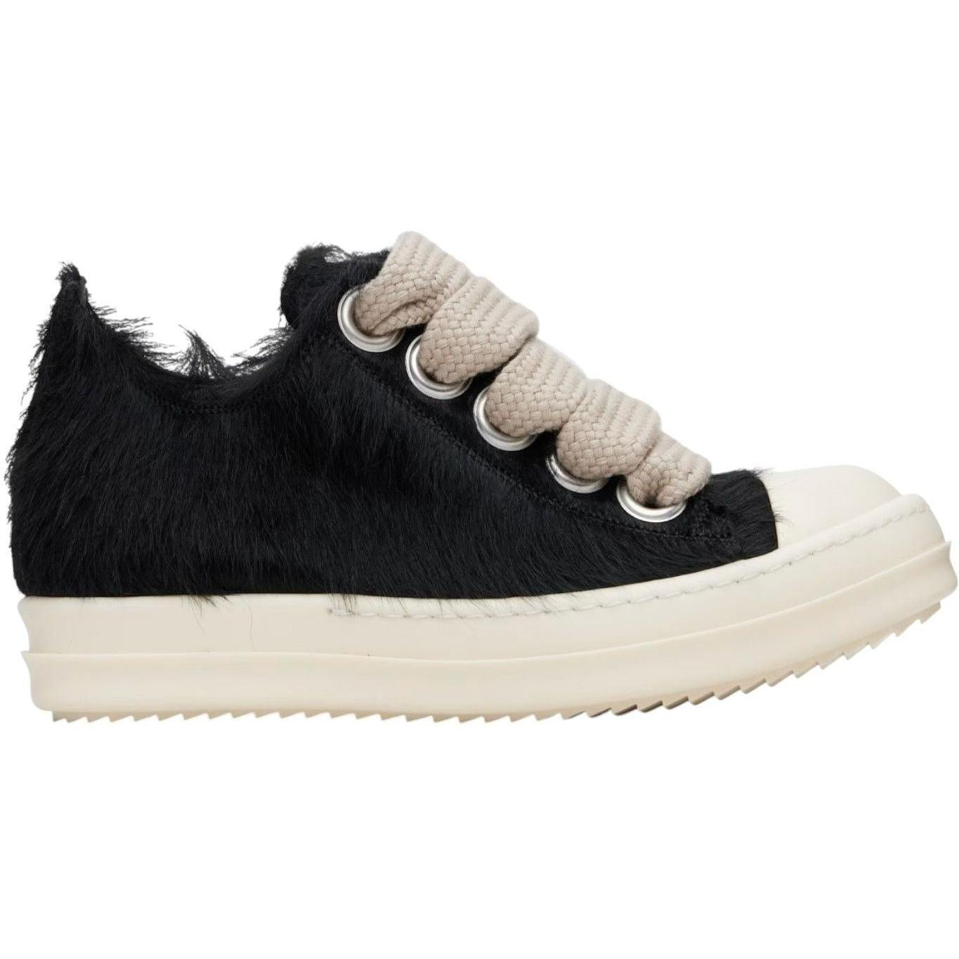 Rick Owens Mainline Ponyhair Jumbo Low Black
