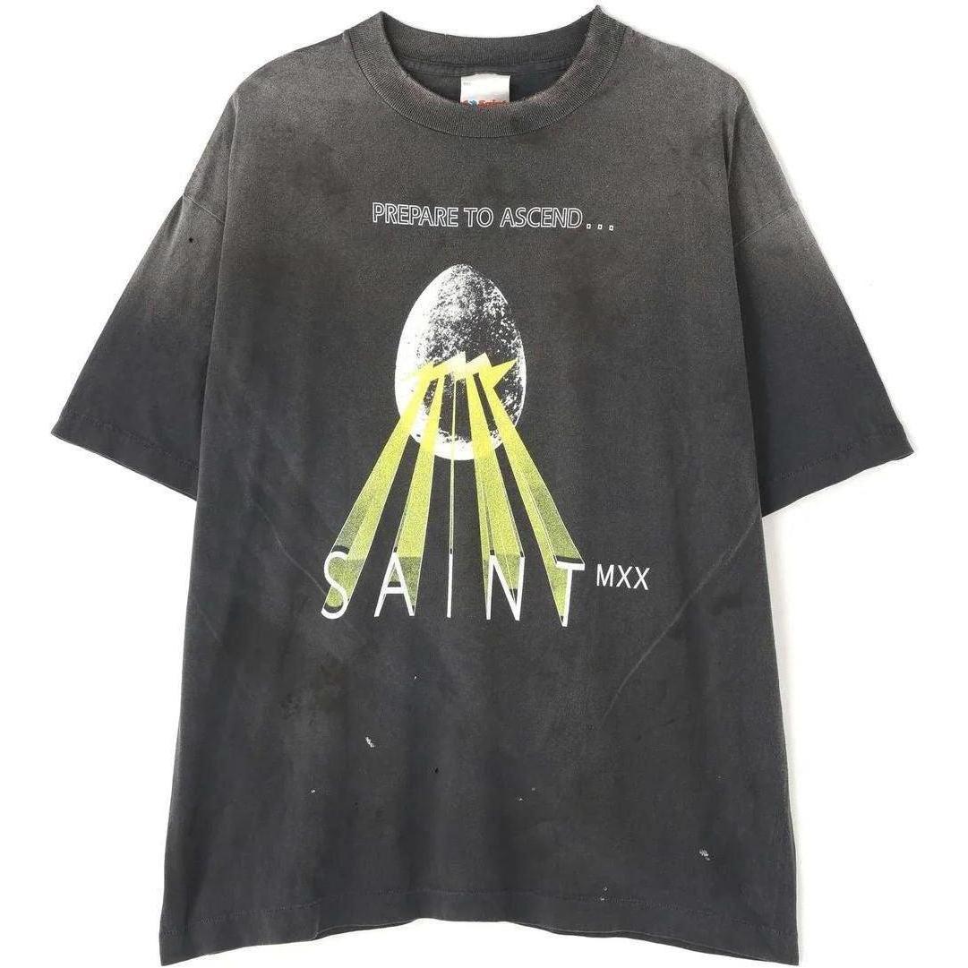 Saint Michael Egg T-Shirt Black