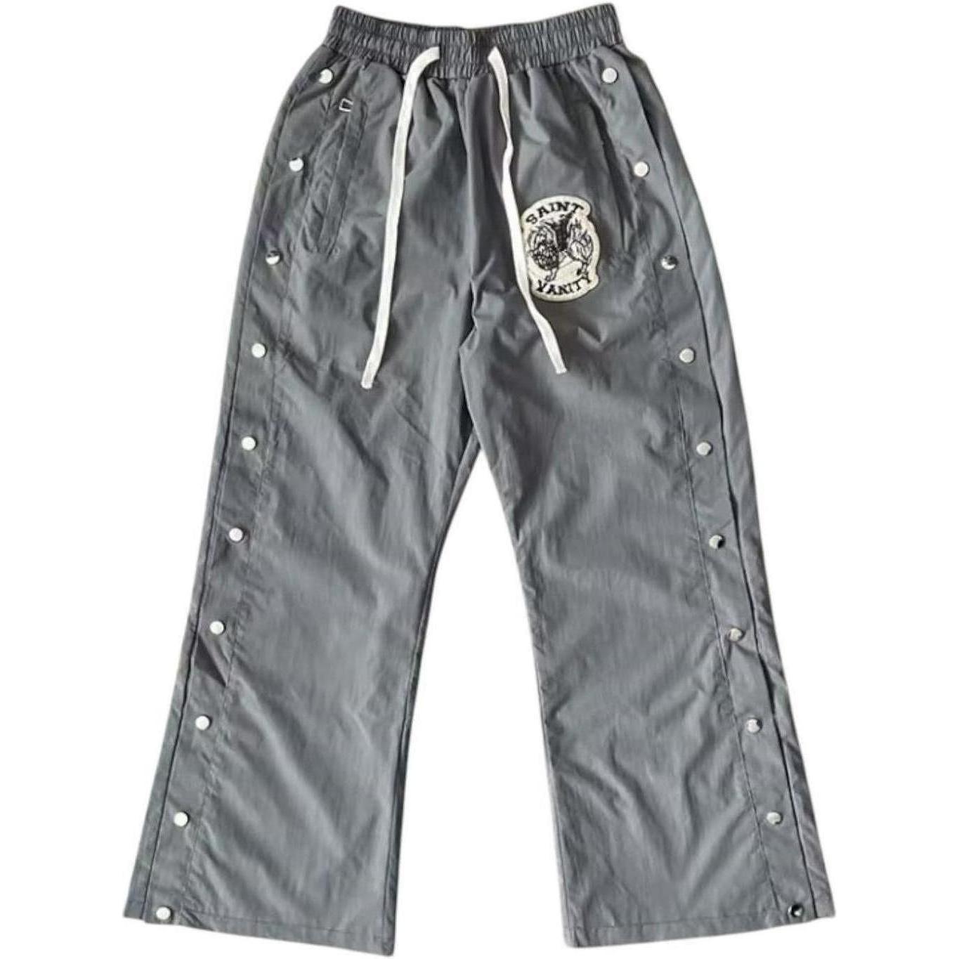Saint Vanity Nylon Tearaway Pants Grey