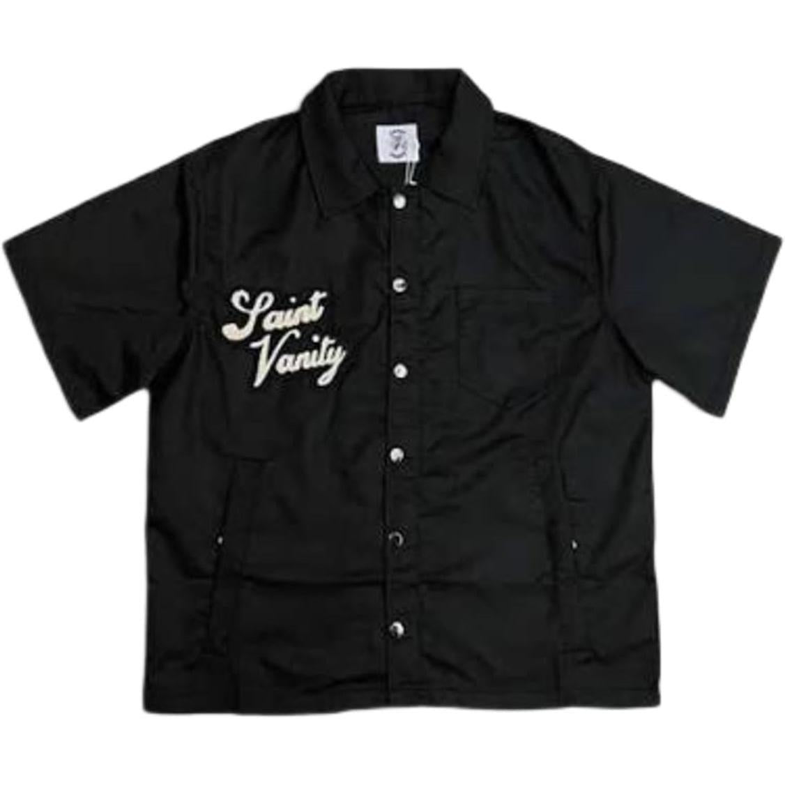 Saint Vanity Nylon Top Black
