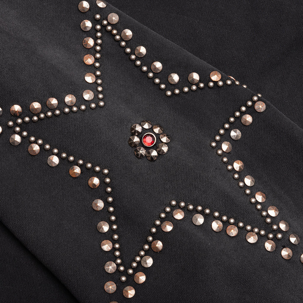 Satoshi Nakamota Star Studded Oversized Crewneck