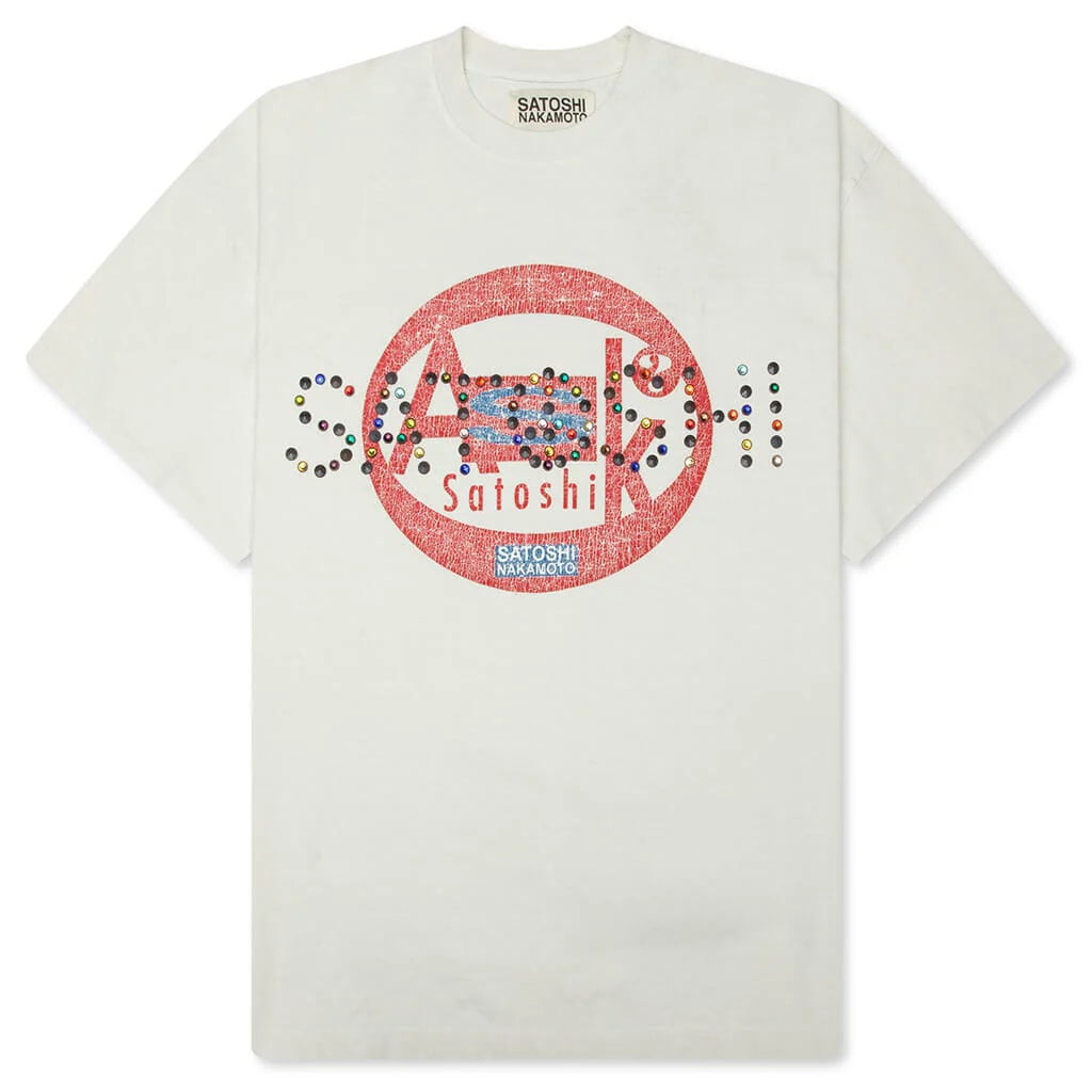 Satoshi Nakamoto Ask Satoshi T-Shirt White