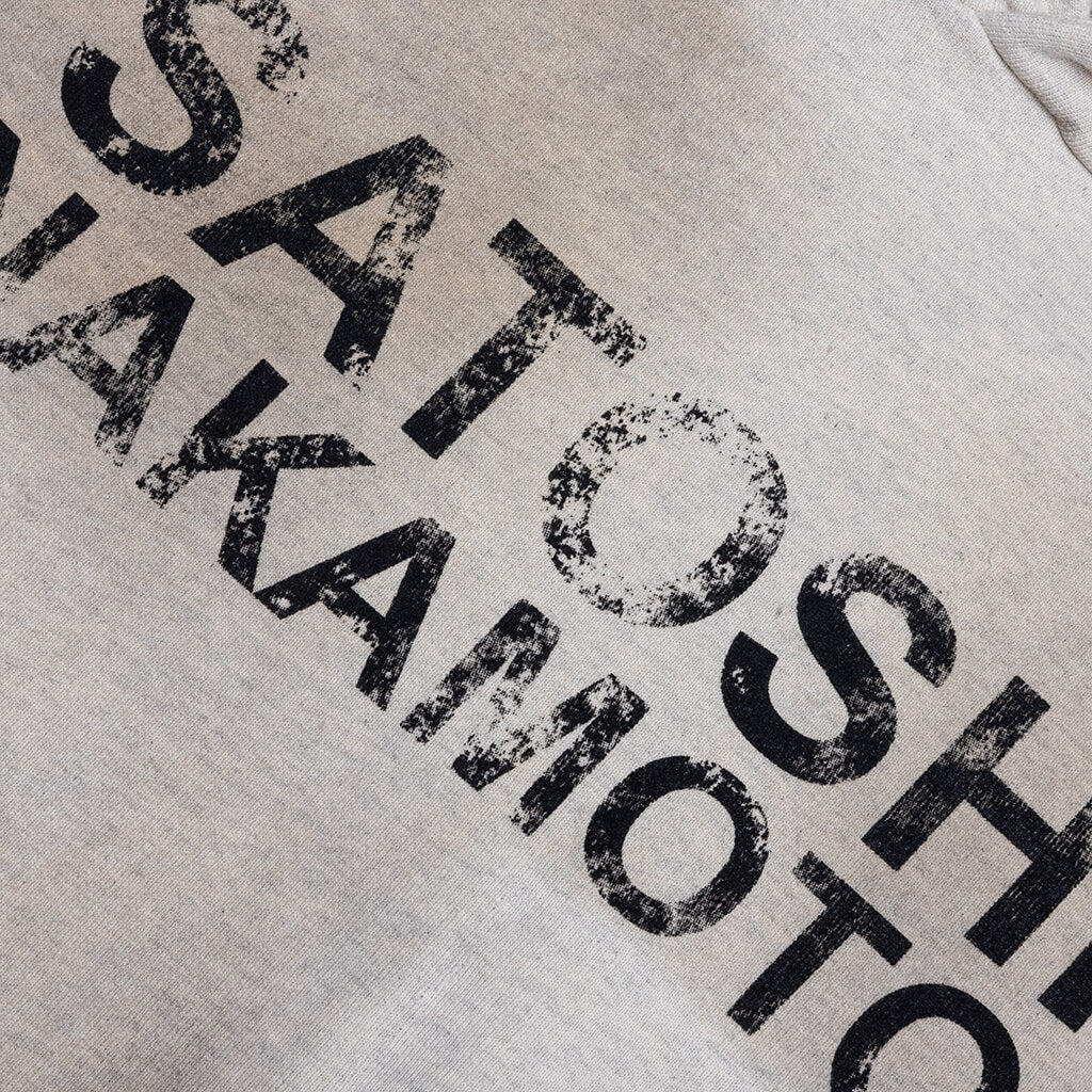 Satoshi Nakamoto Cargo Hoodie Dirty White