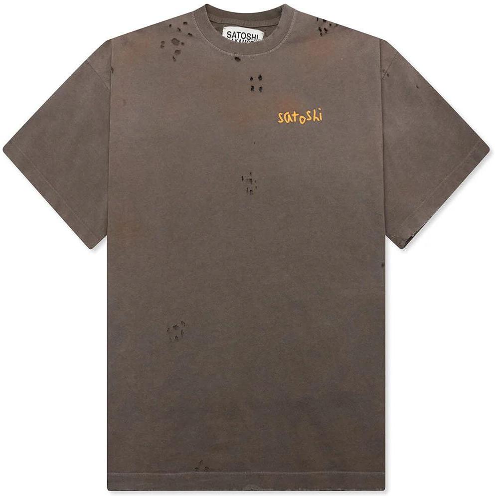 Satoshi Nakamoto Chain Stitch Tee Brick