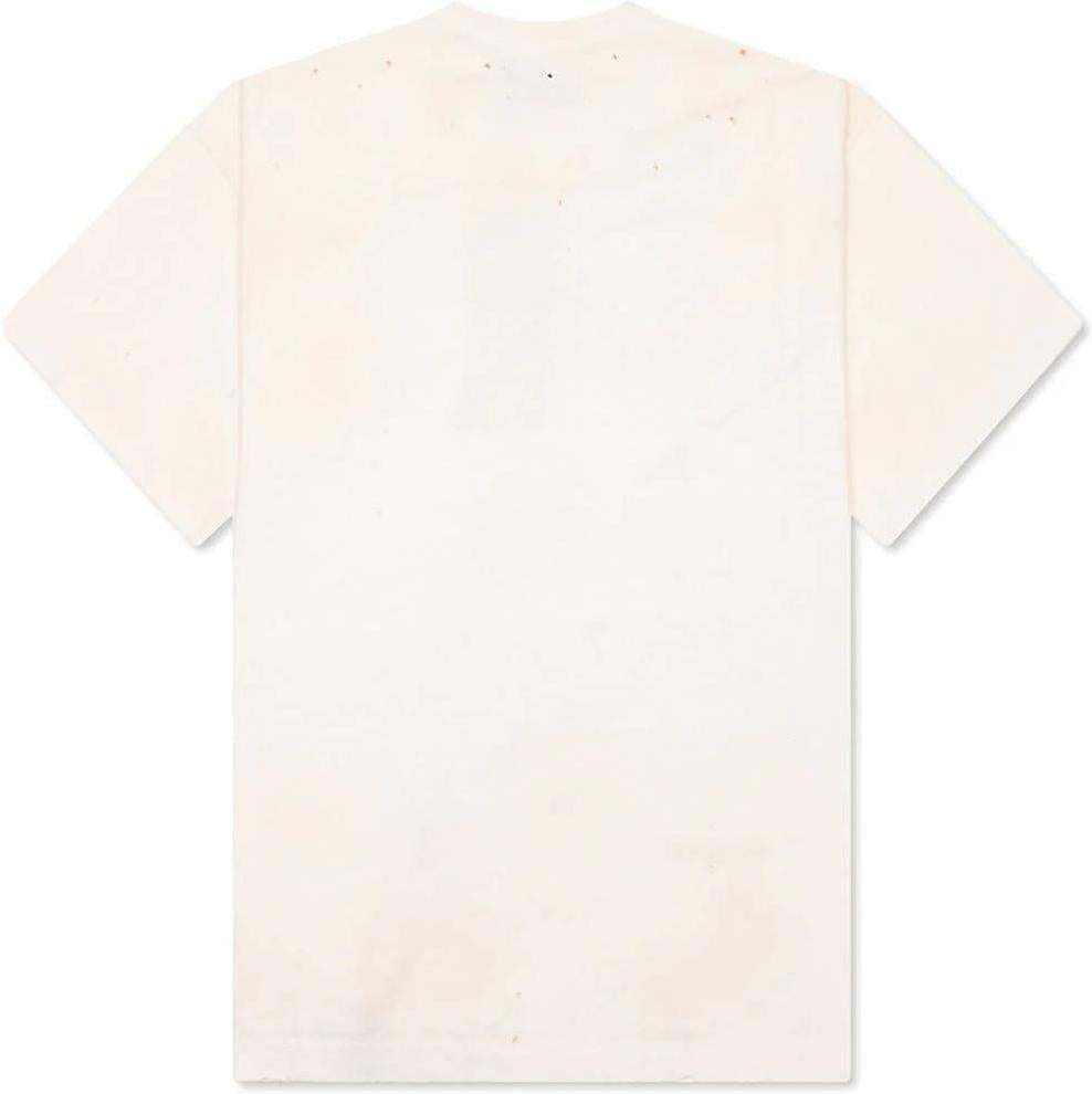 Satoshi Nakamoto Dirt Logo T-Shirt Dirty White