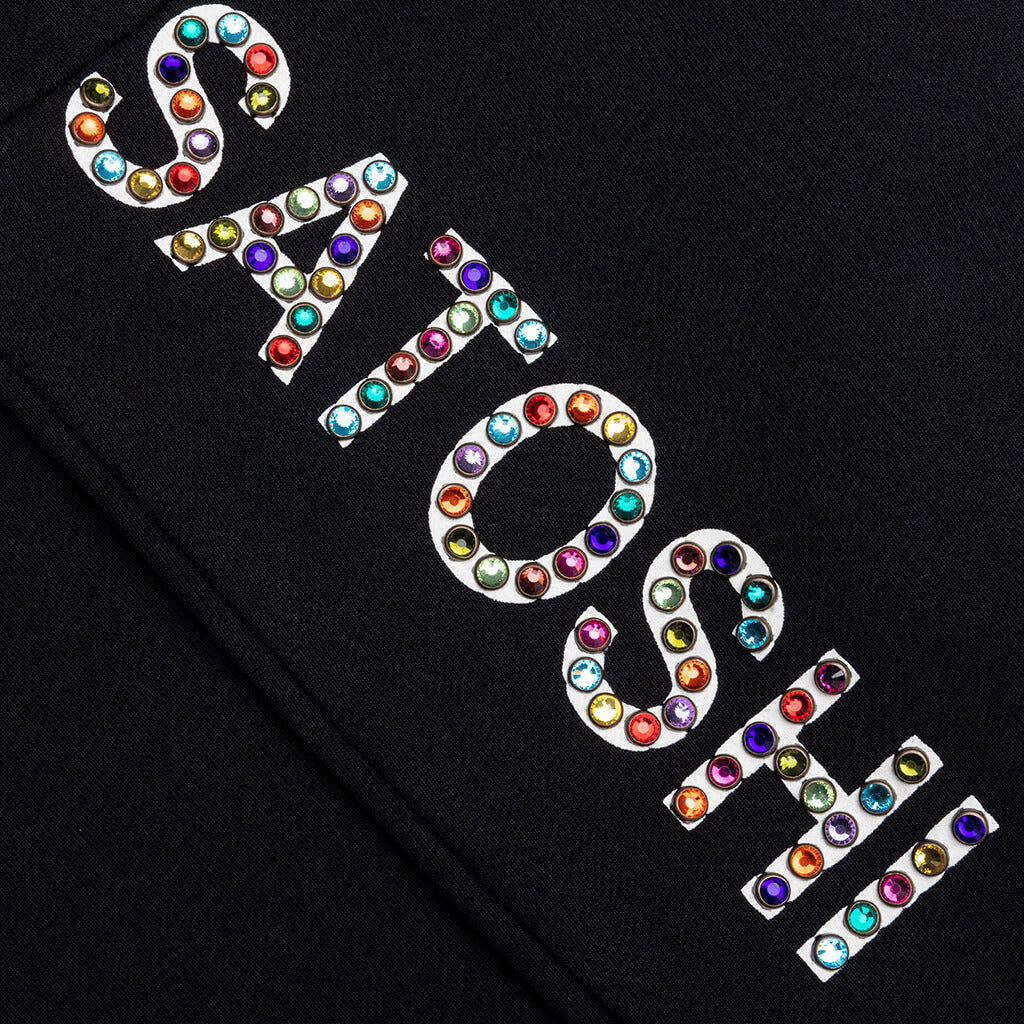 Satoshi Nakamoto Double Layer Studded Sweatpant Black