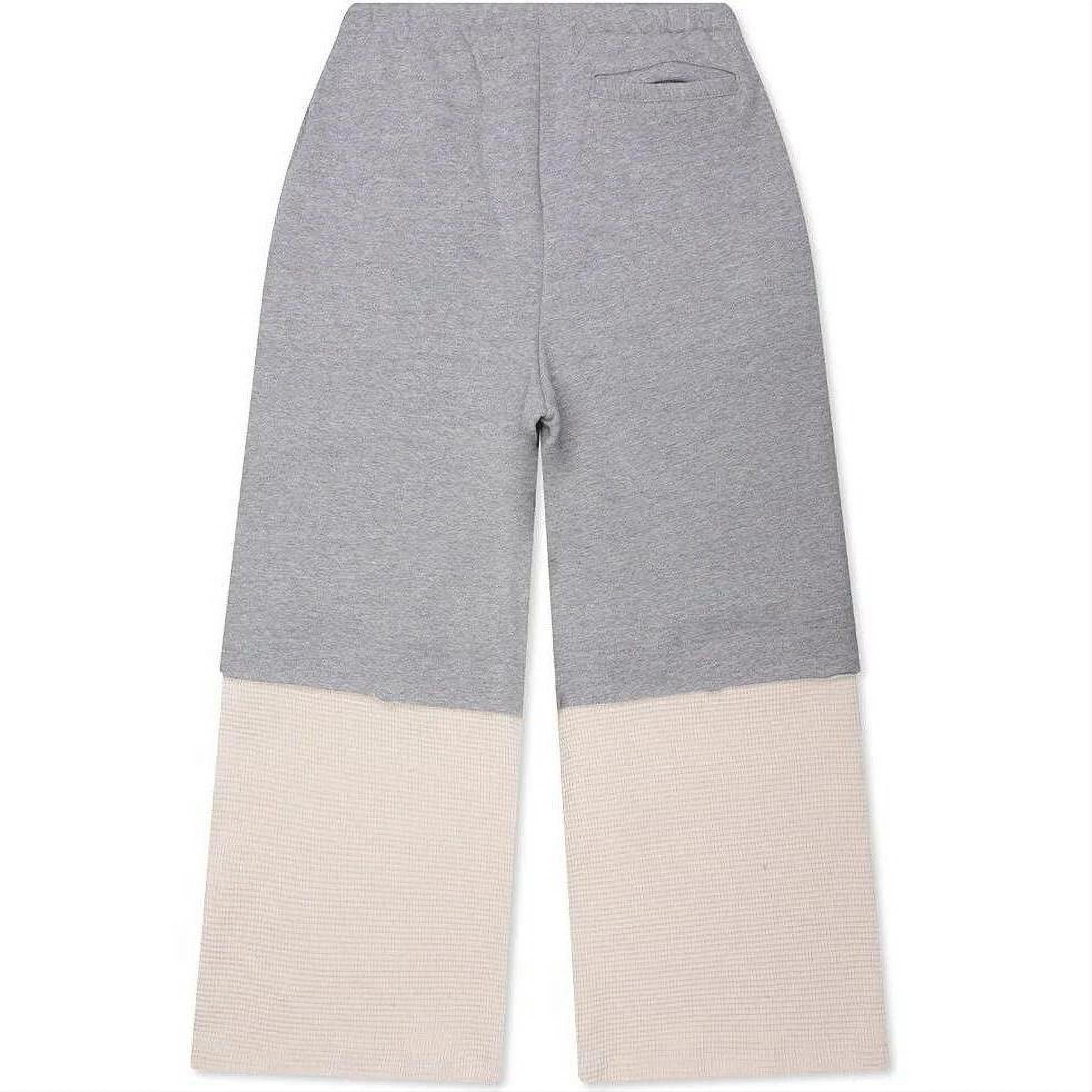 Satoshi Nakamoto Double Layer Studded Sweatpant Heather White
