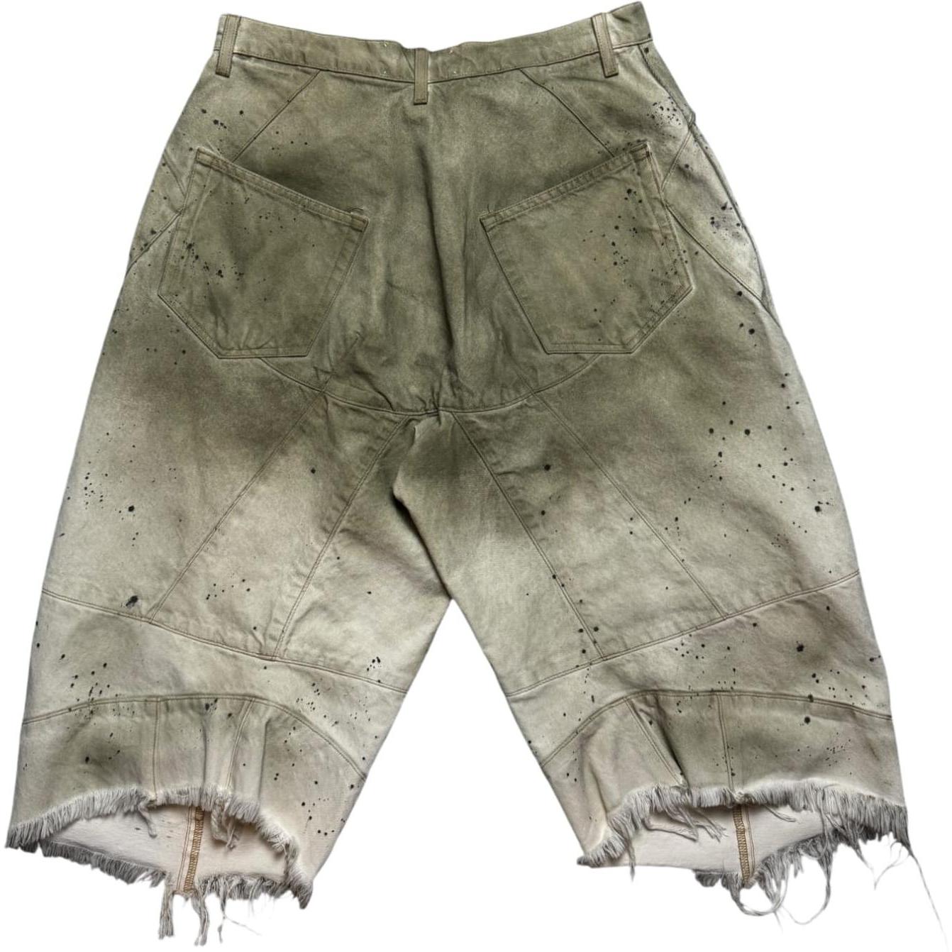 Satoshi Nakamoto Paint Splatter Carpenter Shorts