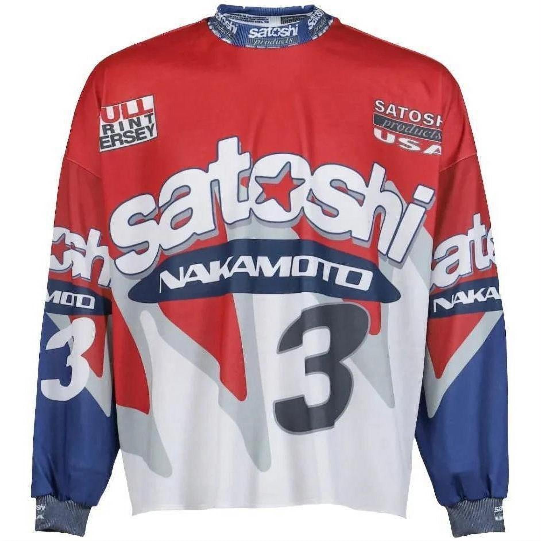 Satoshi Nakamoto Speedway L/S Jersey Red