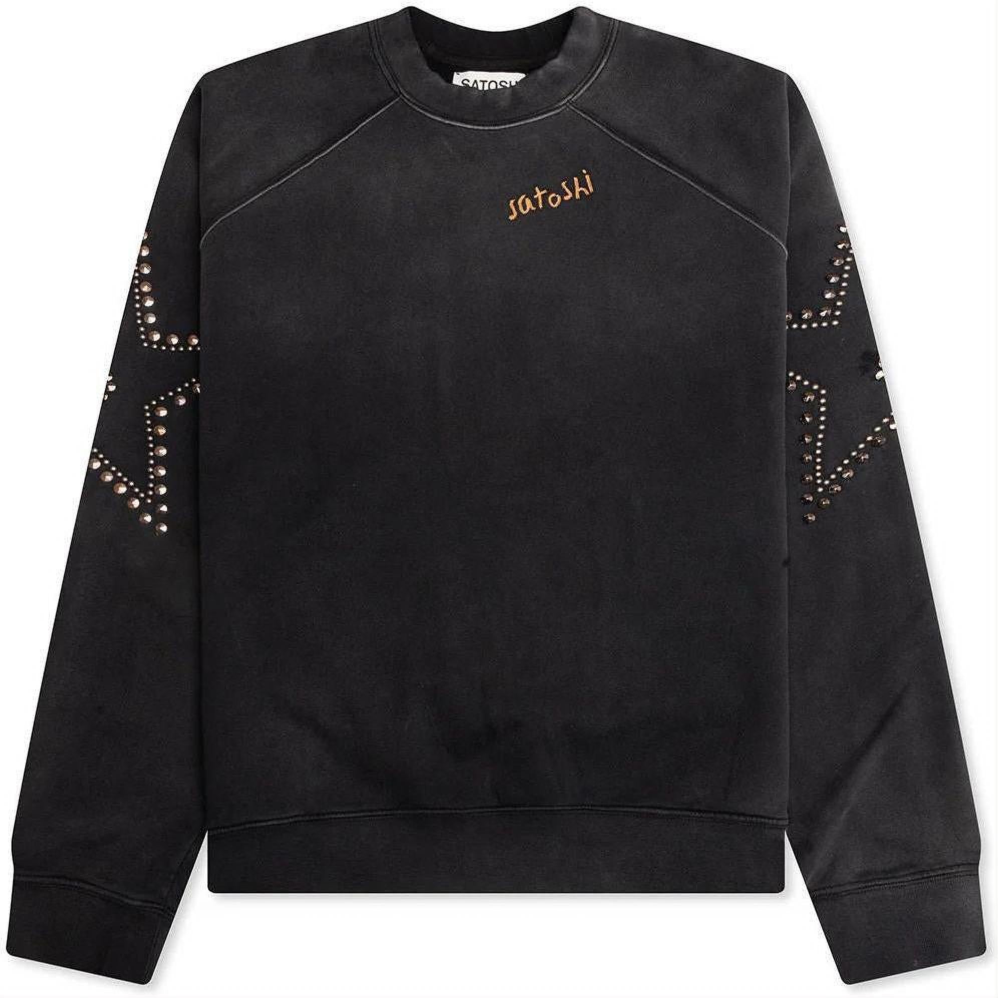 Satoshi Nakamoto Star Studded Oversized Crewneck