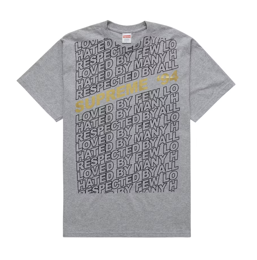 Supreme Respected T-Shirt Grey