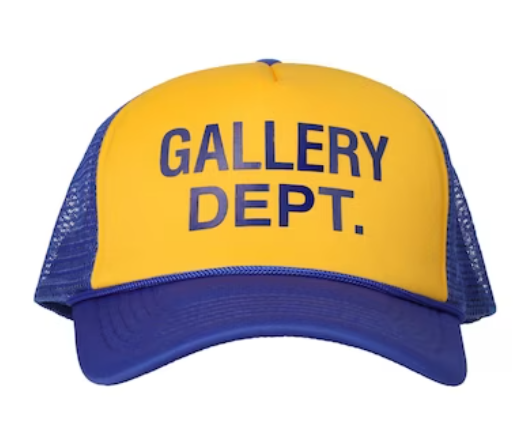 Gallery Dept. Logo Trucker Yellow Blue
