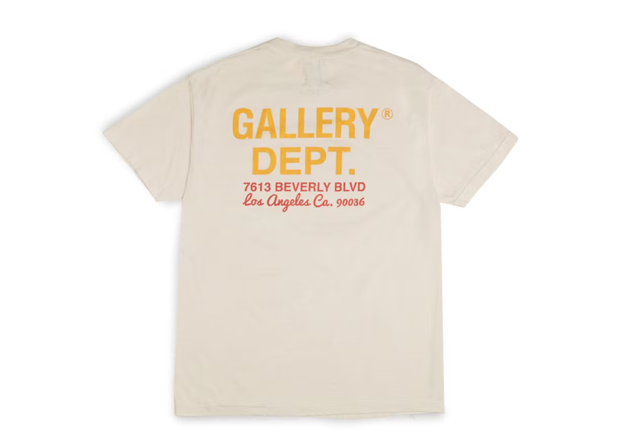 Gallery Dept. Car Show T-Shirt Cream
