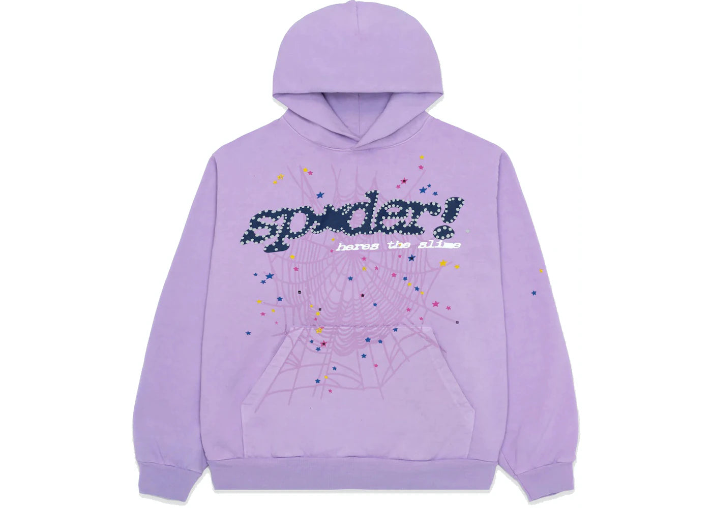 Sp5der Worldwide Purple Acai Hoodie