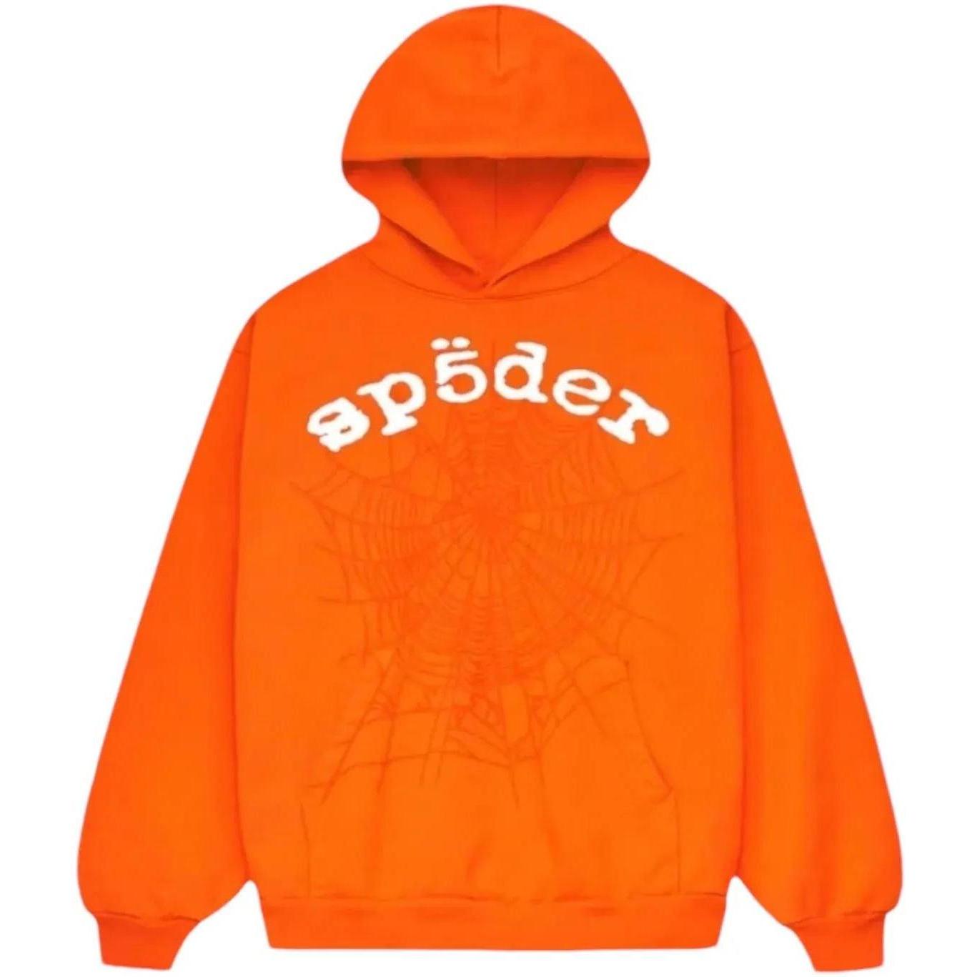 Sp5der Legacy Hoodie Orange