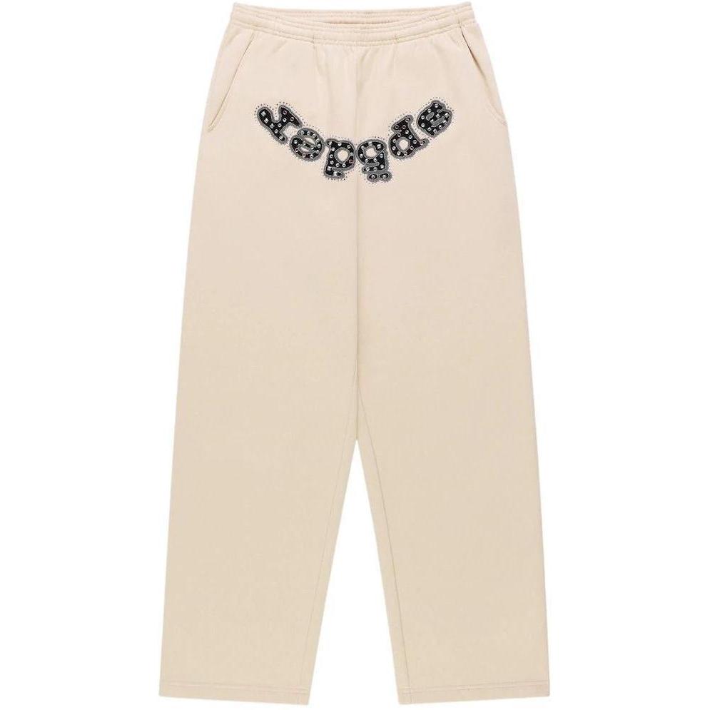 Sp5der Mixed Stone OG Logo Sweatpant Cream