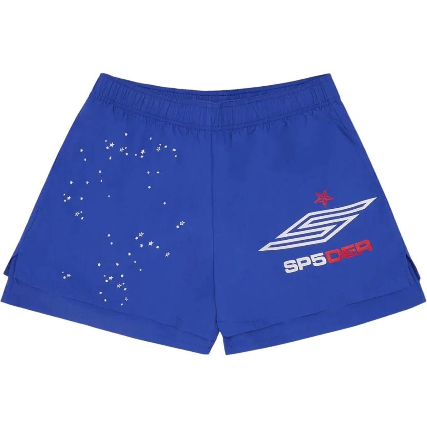 Sp5der Pro Double Layer Short Blue
