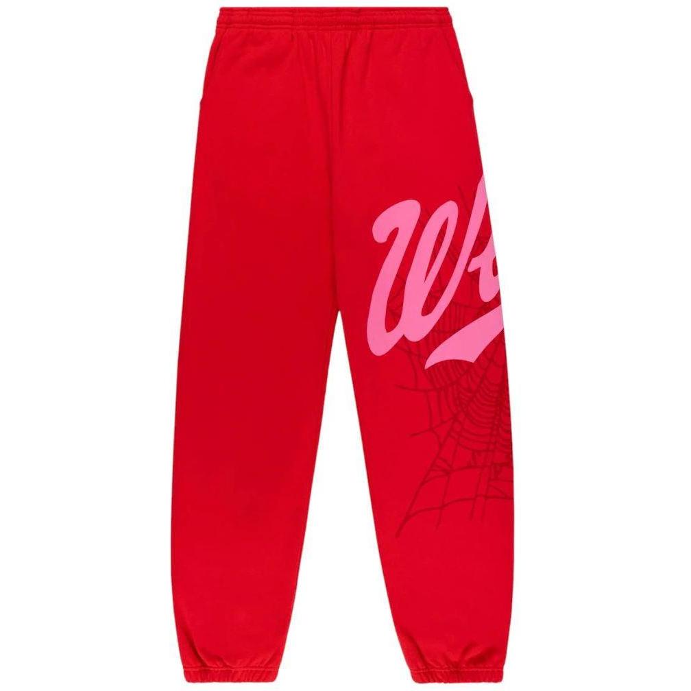 Sp5der Stadium Sweatpant Red