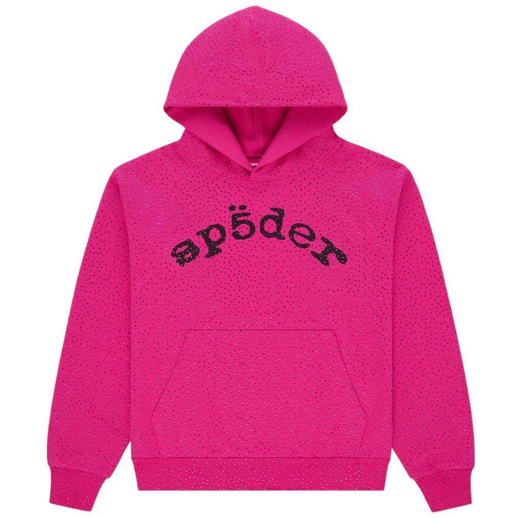 Sp5der VVS Hoodie Pink
