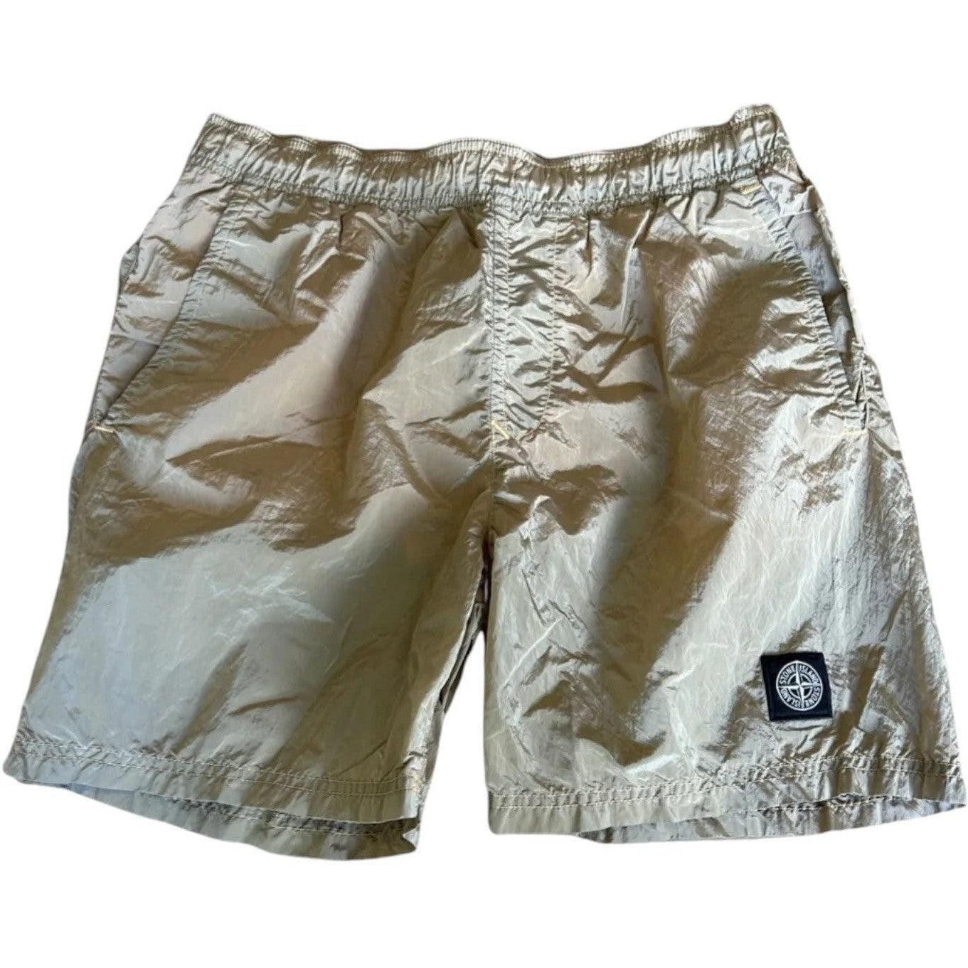 Stone Island Nylon Swim Shorts Tan