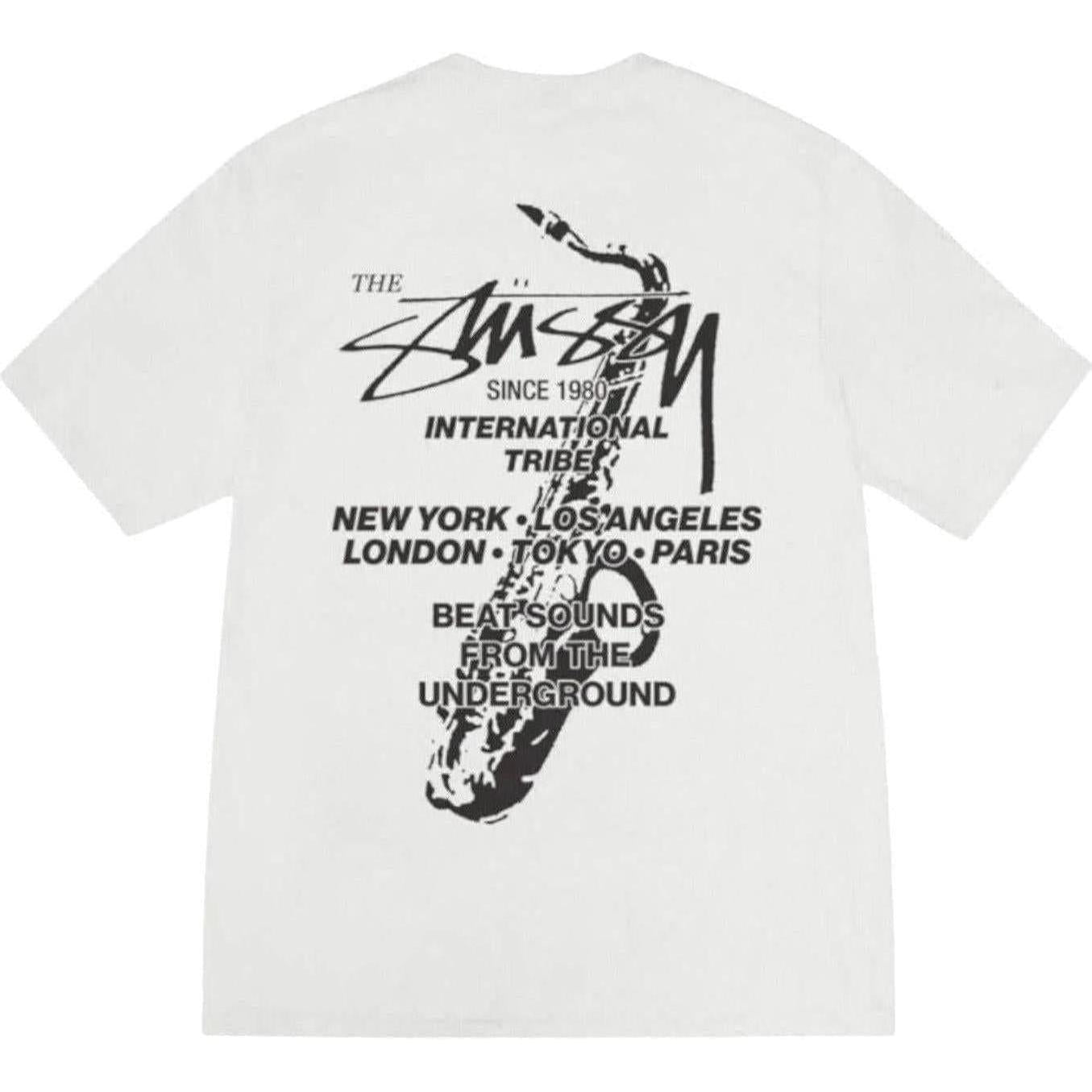 Stussy Beat Sounds Pigment Dyed Tee Natural