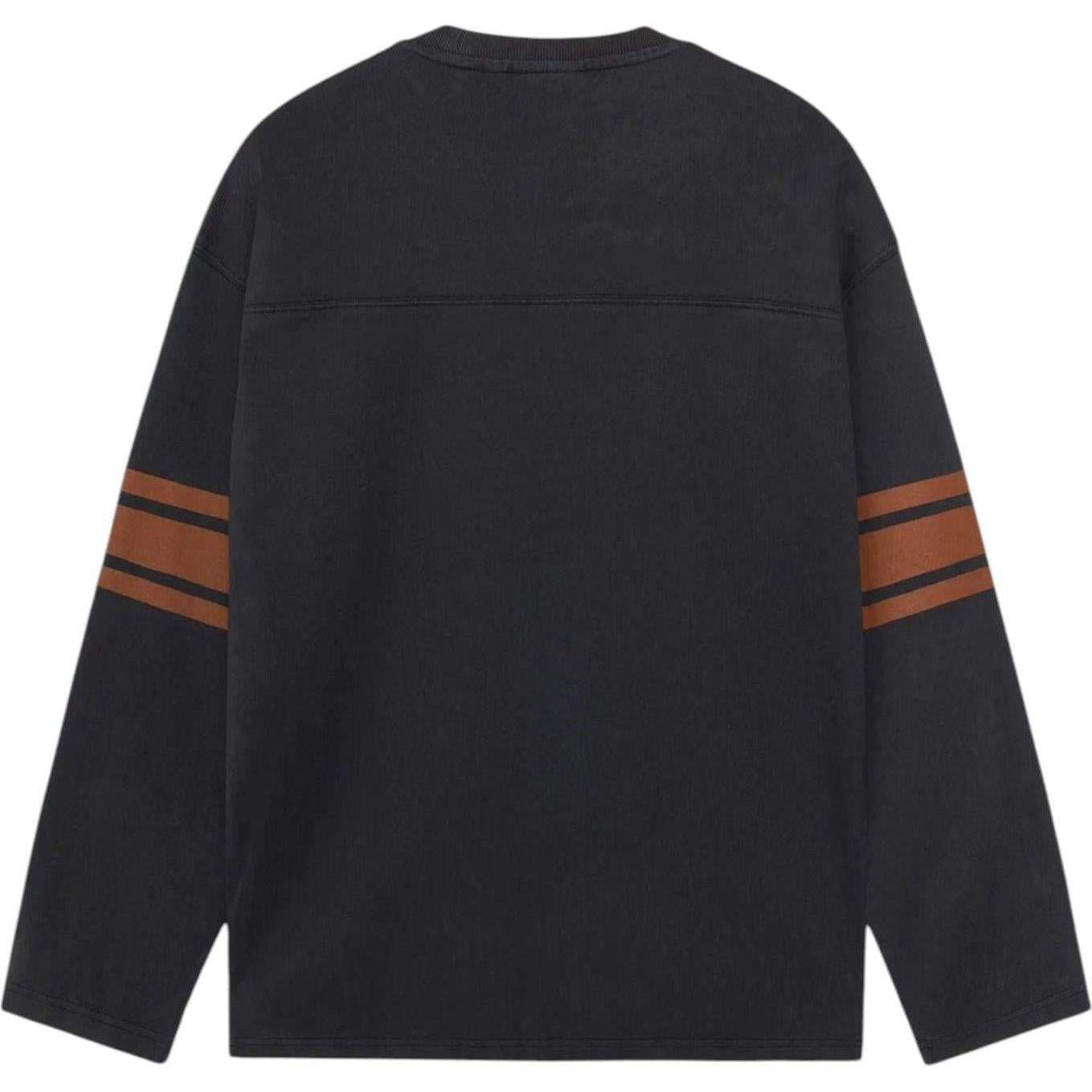 Stussy Football Longsleeve Crew Black
