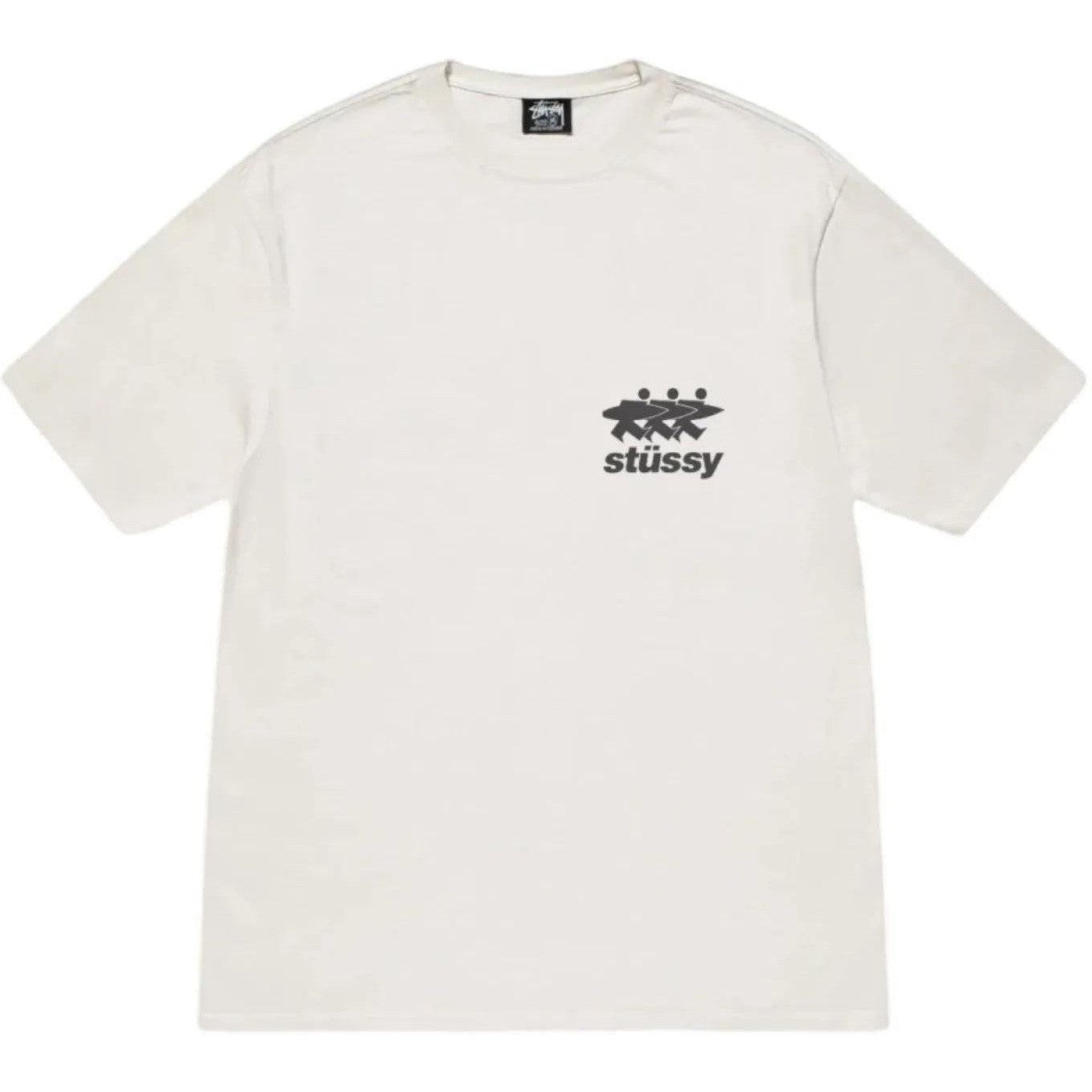 Stussy Surfwalk Pigment Dyed T-Shirt Natural