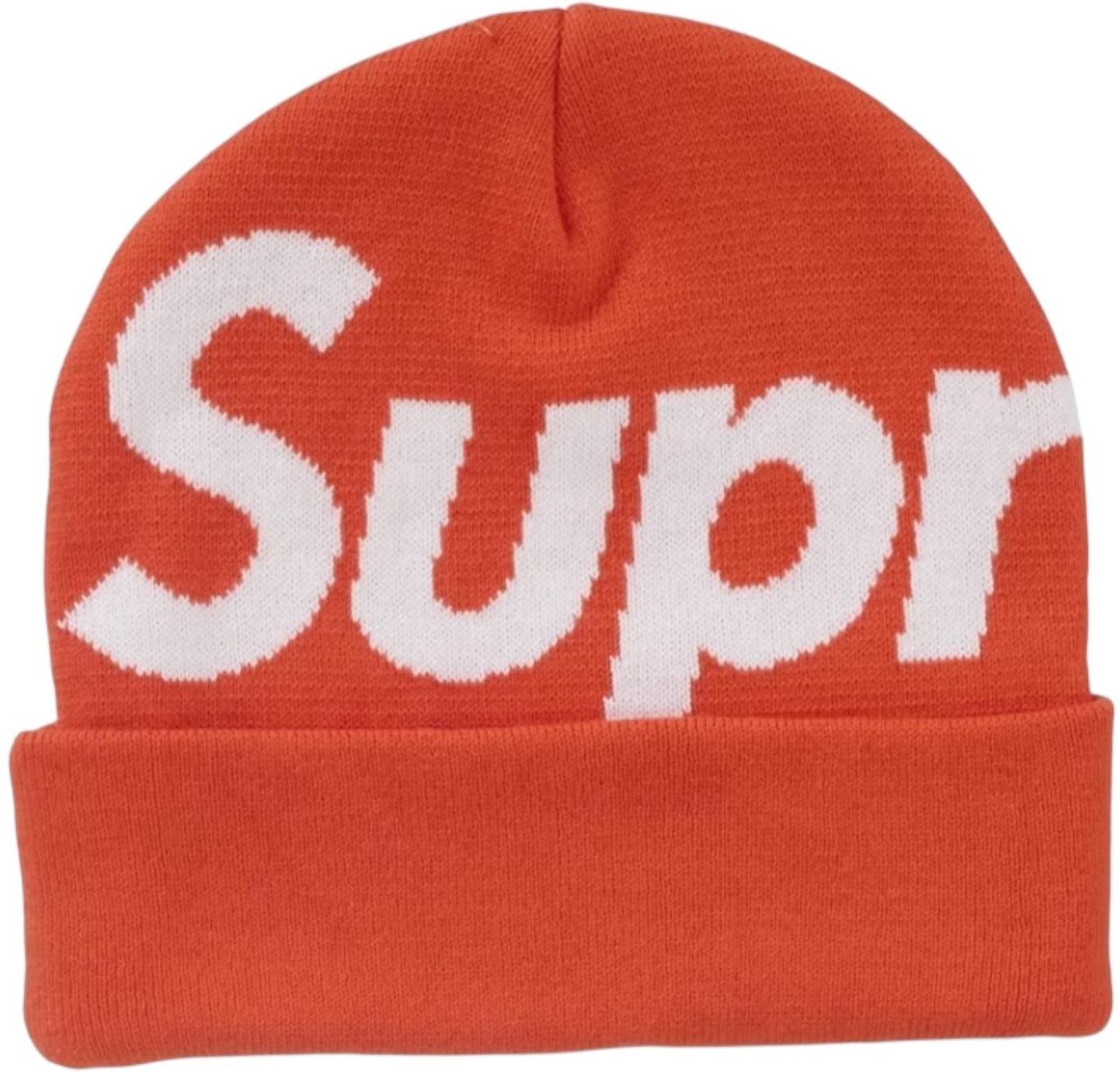 Supreme Big Logo Beanie (FW24) Orange