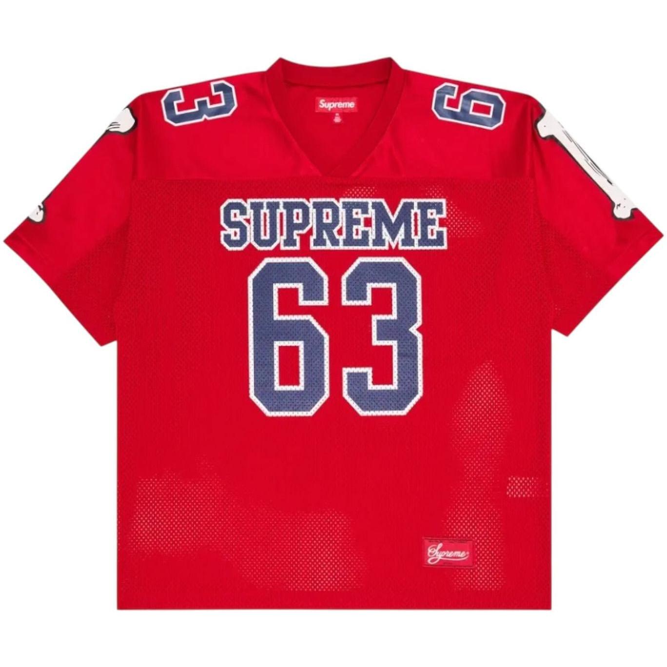 Supreme Bones Football Jersey Red