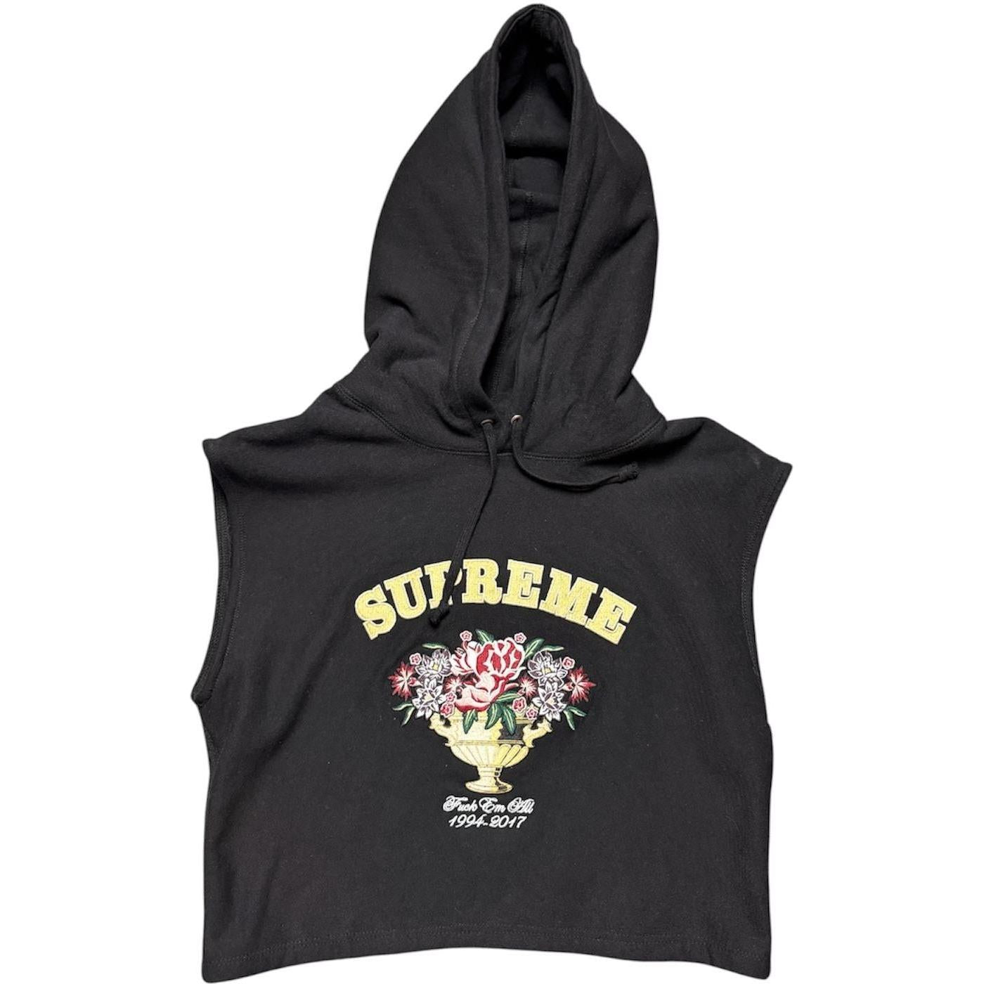 Supreme Centerpiece Hoodie Black - Gently Used
