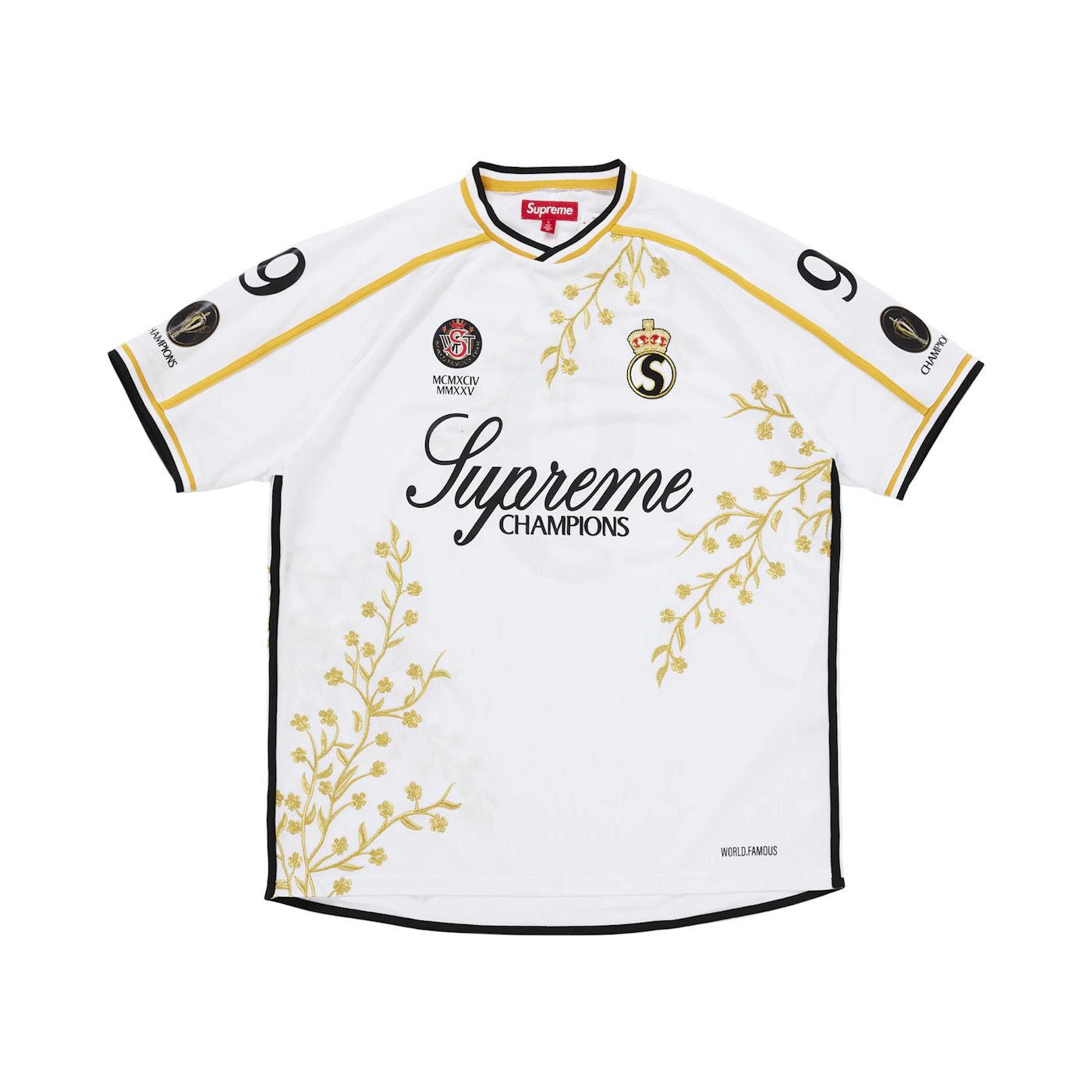 Supreme Floral Soccer Jersey White