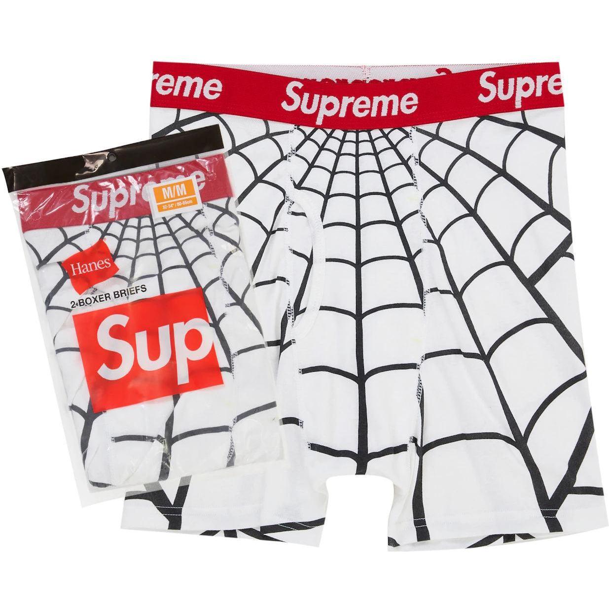Supreme Hanes Spider-Man Boxer Briefs (Single Pack) White