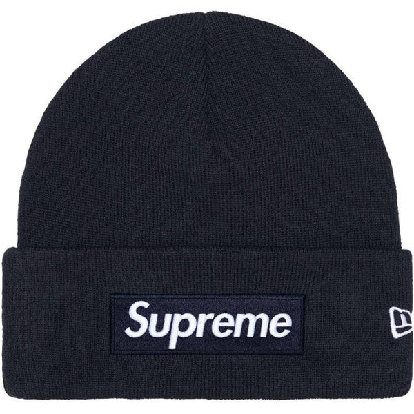 Supreme New Era Box Logo Beanie (FW25) Navy