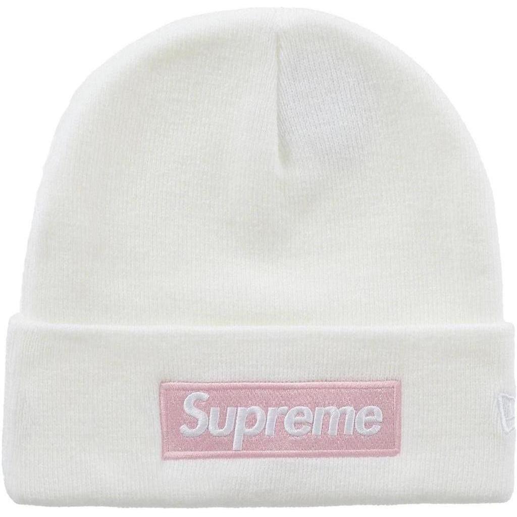 Supreme New Era Box Logo Beanie (FW25) White