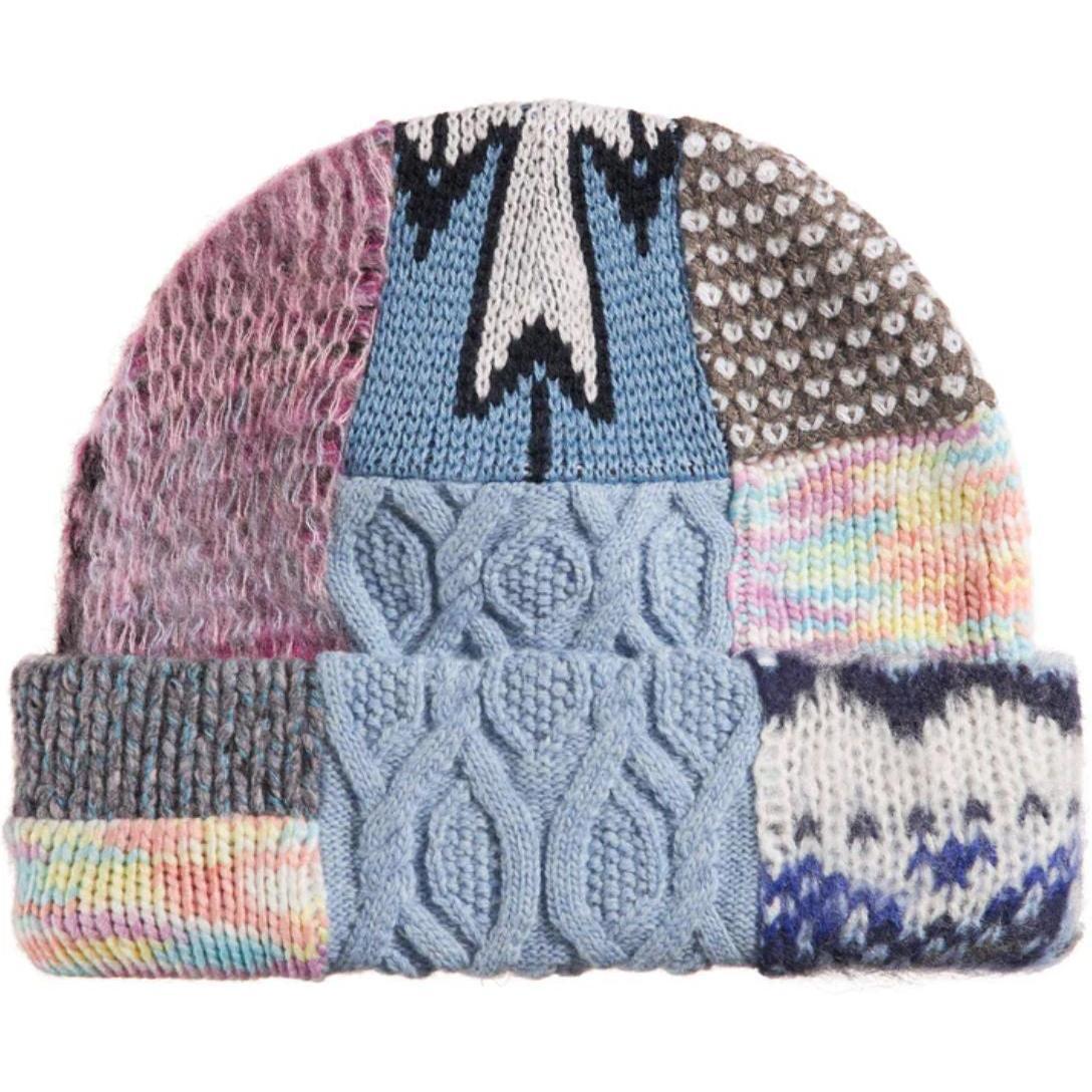 Supreme Patchwork Beanie Blue