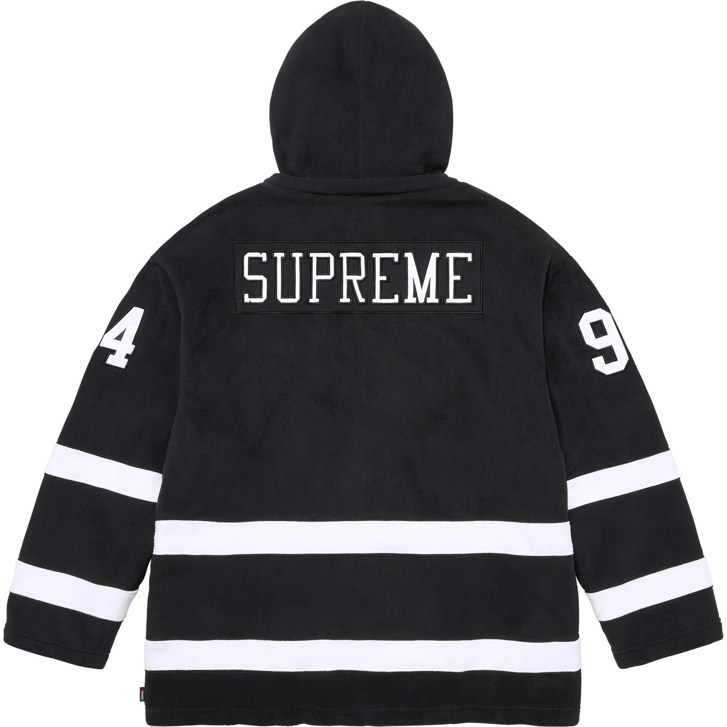 Supreme Polartec Hooded Hockey Jersey Black