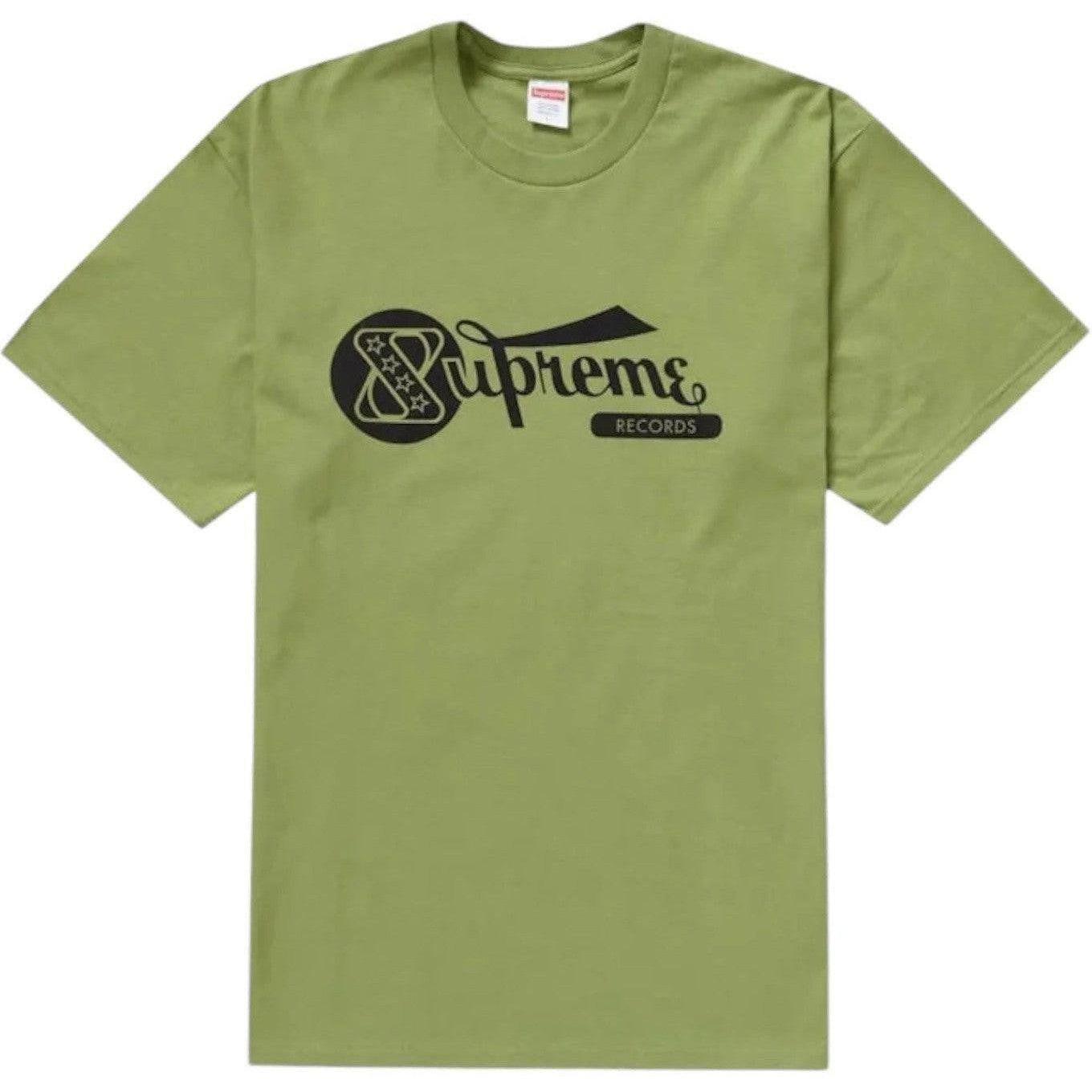 Supreme Records T-Shirt Moss Green