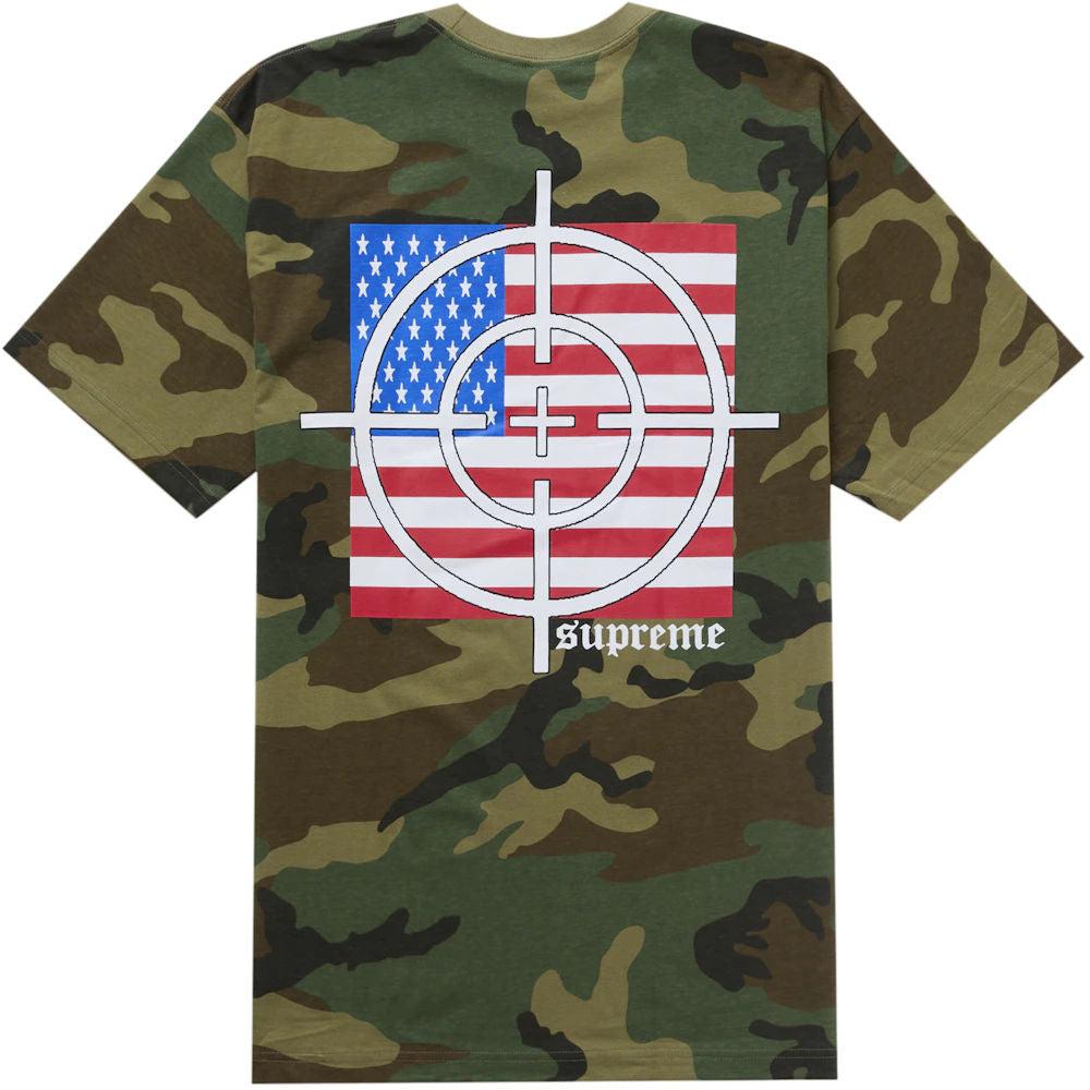 Supreme Target Tee Woodland Camo