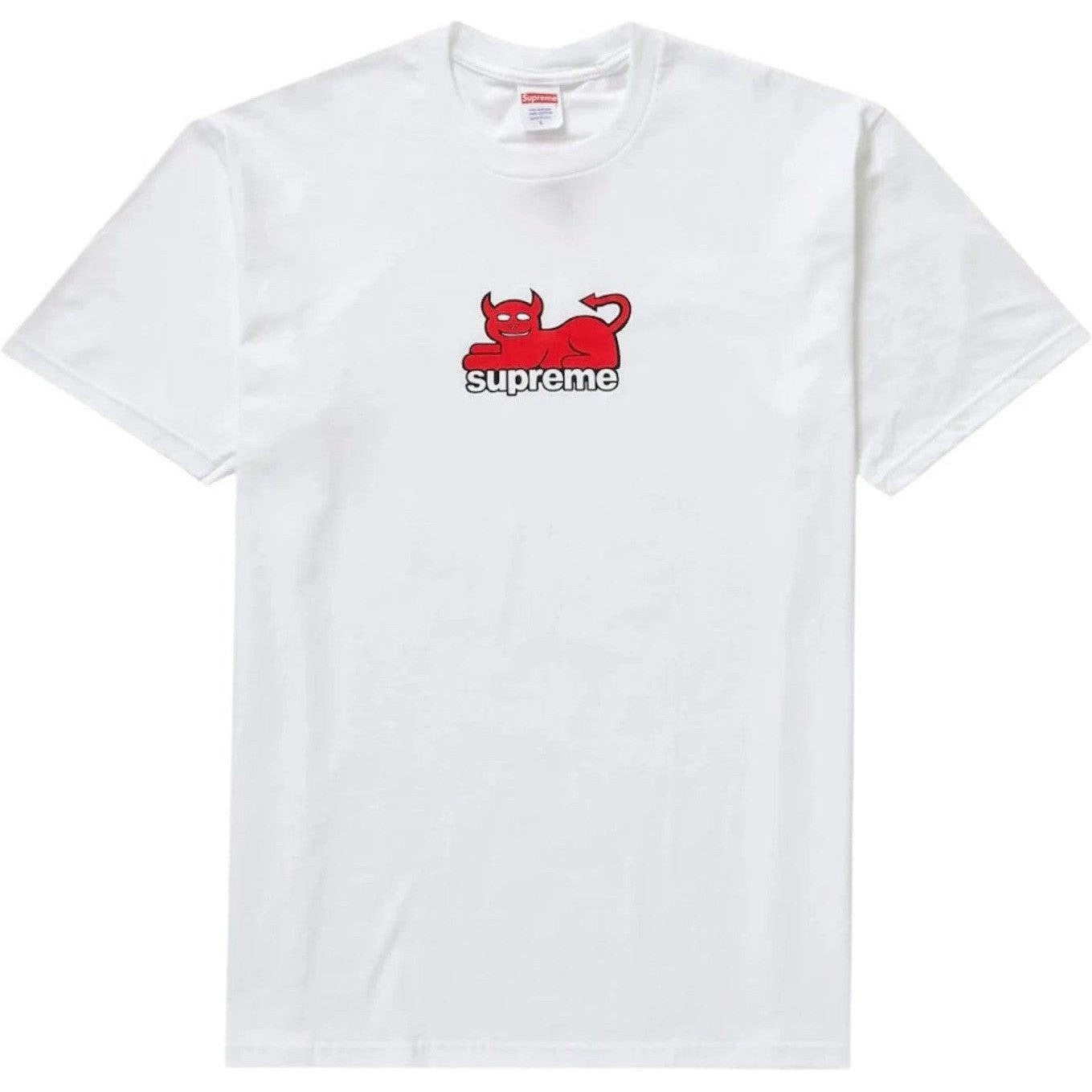 Supreme Toy Machine Devil Cat T-Shirt White