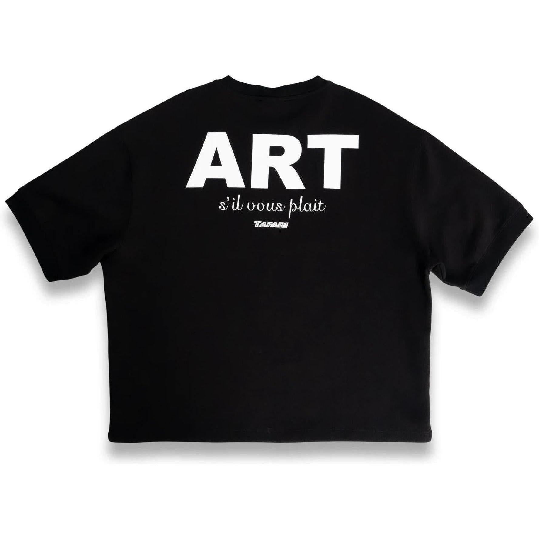 Tafari Art S’il Vous Plaît T Shirt Black