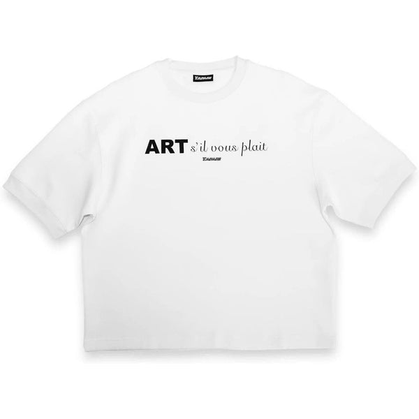 Tafari Art S’il Vous Plaît T Shirt White
