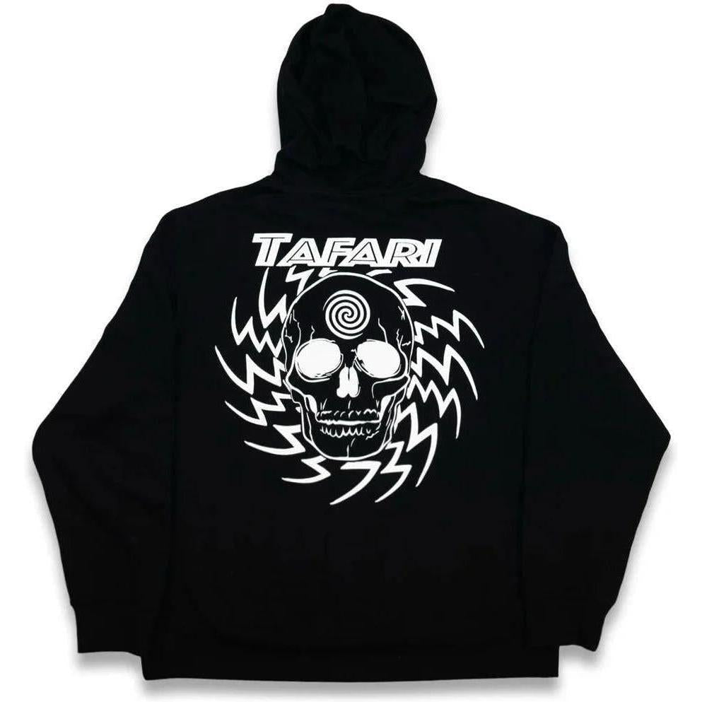 Tafari Frequency Skull Hoodie Black