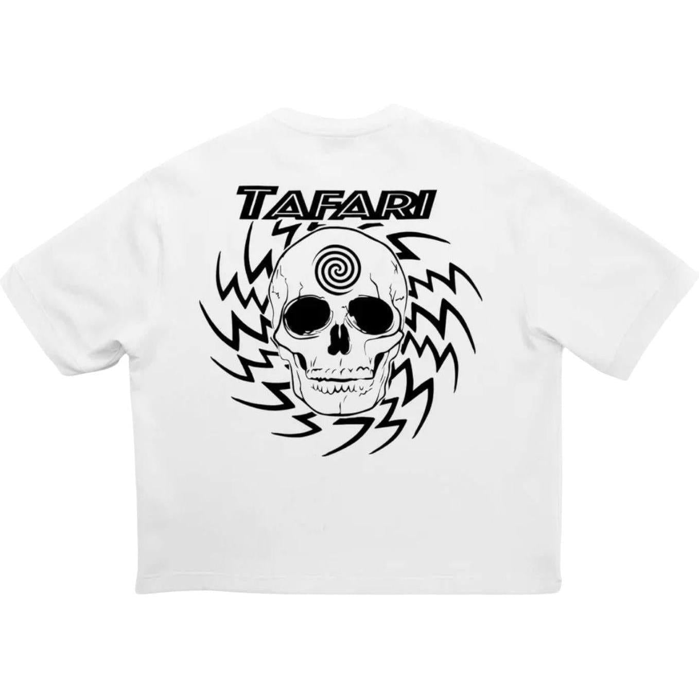 Tafari Skull T-Shirt White