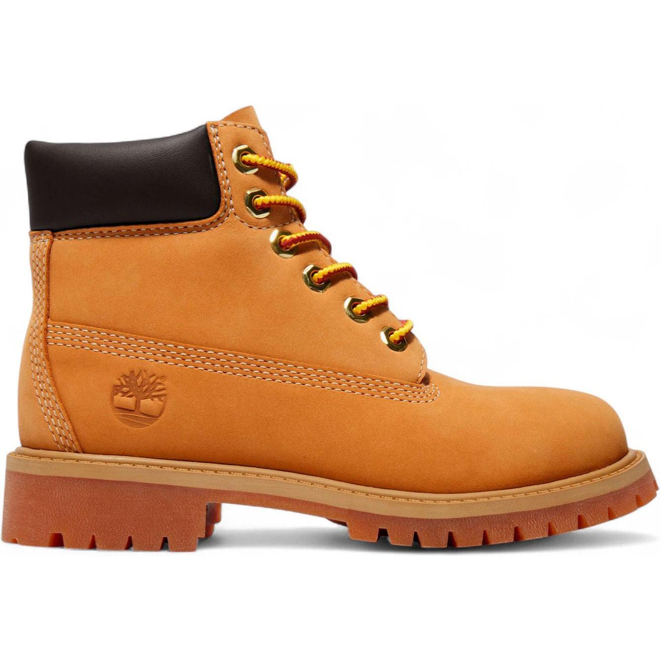 Timberland 6" Premium Waterproof Boot Wheat Nubuck (PS)