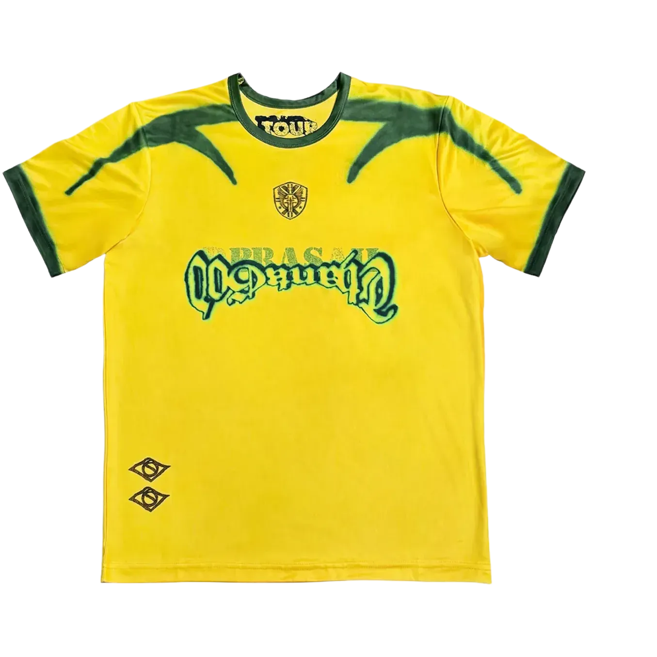 Travis Scott Brazil Soccer Jersey Yellow