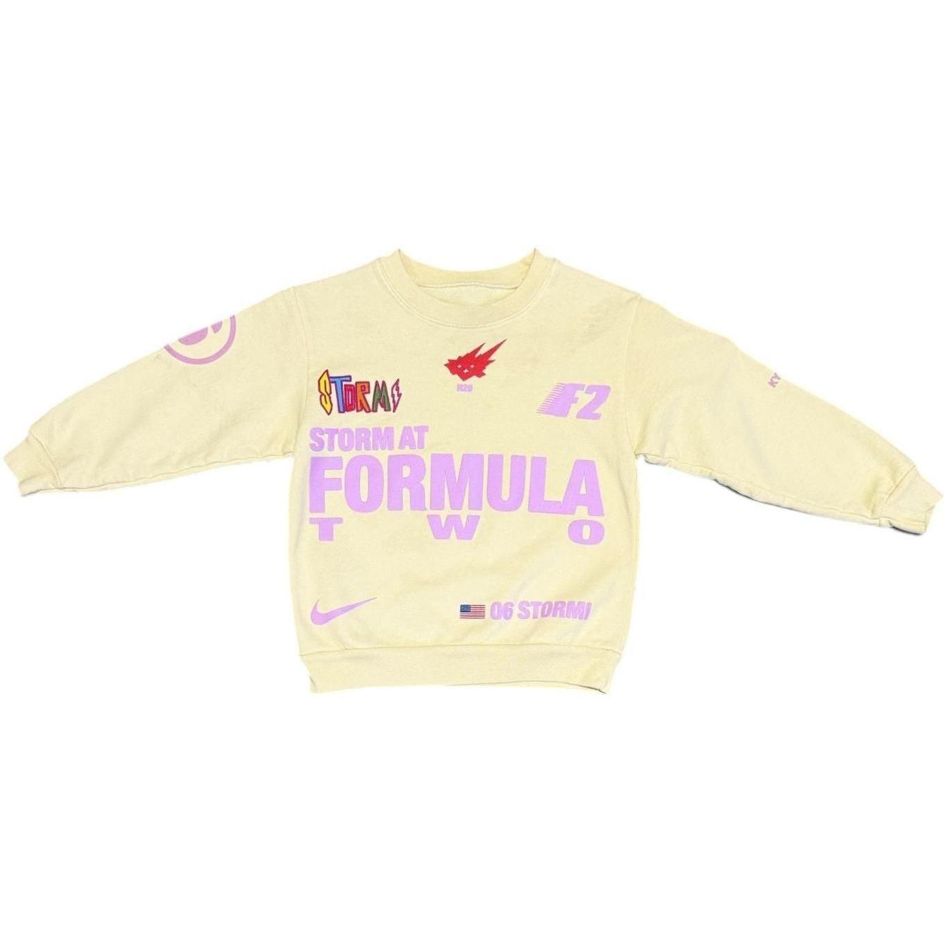 Travis Scott Stormi Kids Crewneck Cream