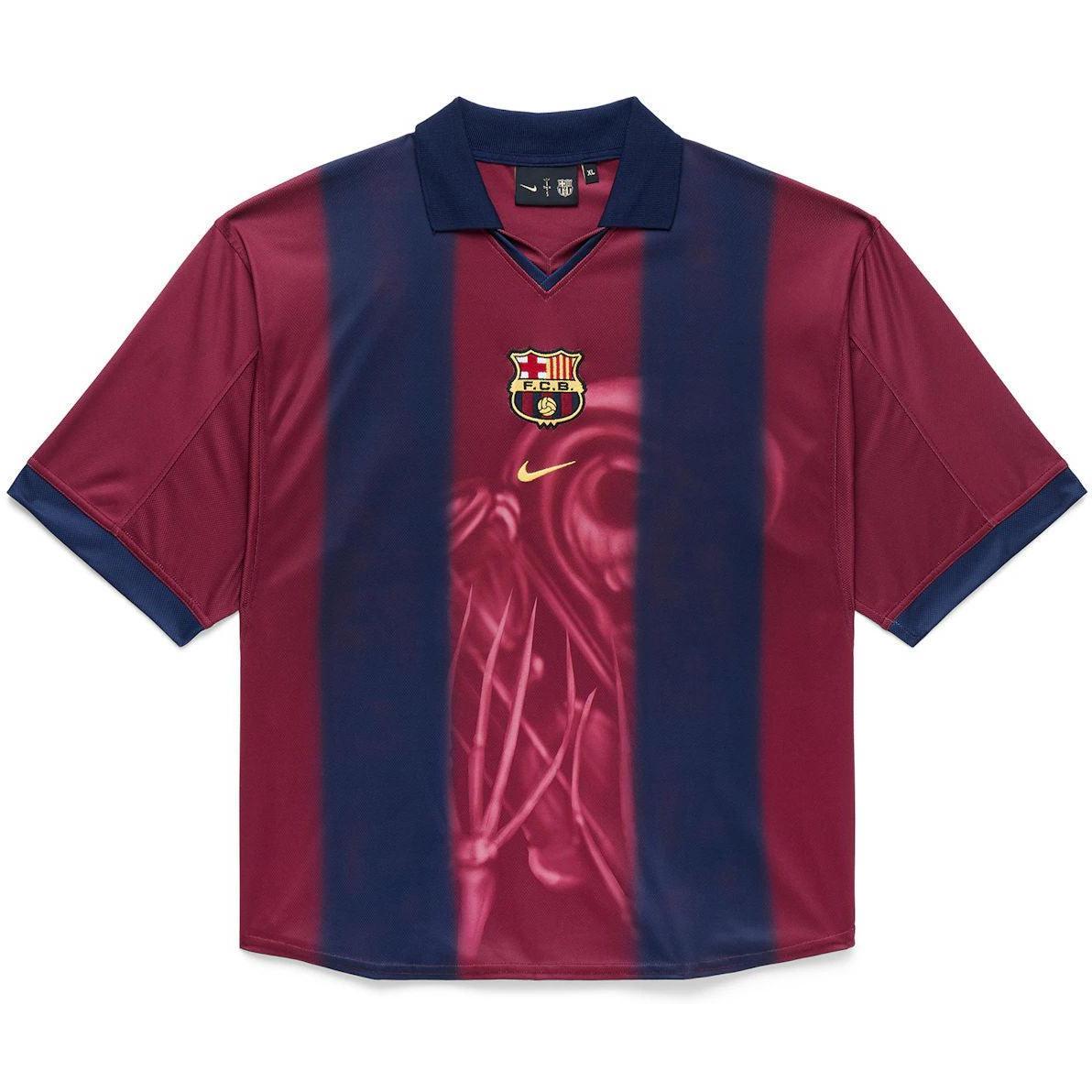 Travis Scott x Nike x FC Barcelona Retro 2000/01 Home Skeleton Jersey Multicolor