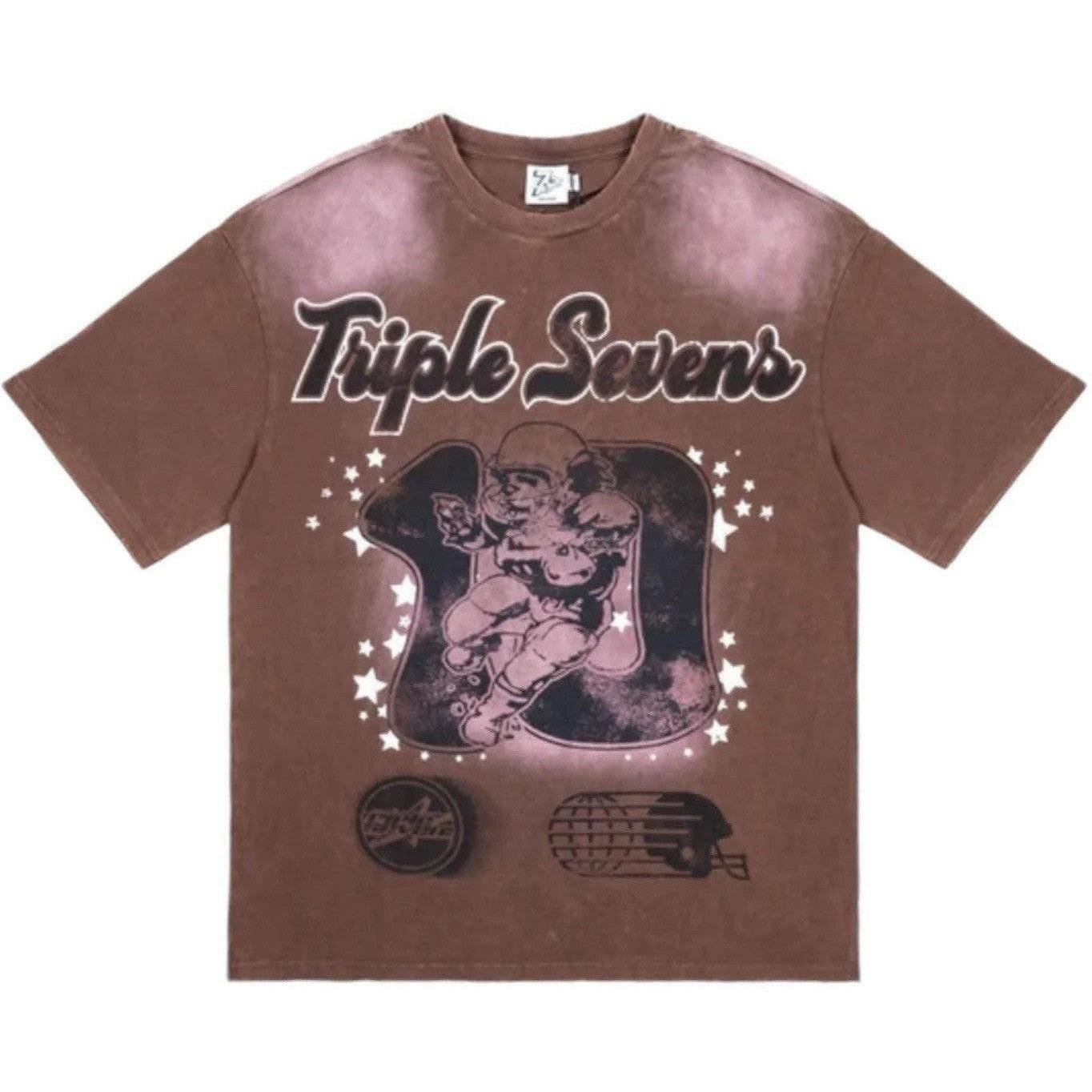 Triple Sevens All Star T-Shirt Brown